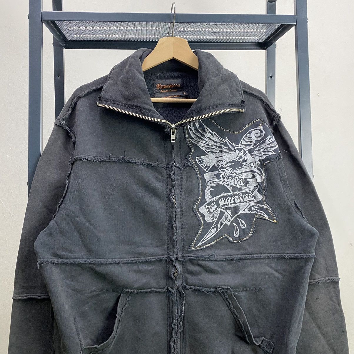 Japanese Brand × PPFM Fourseason Punk reconstruct Sweaters distress Size US L / EU 52-54 / 3 - 4 Thumbnail