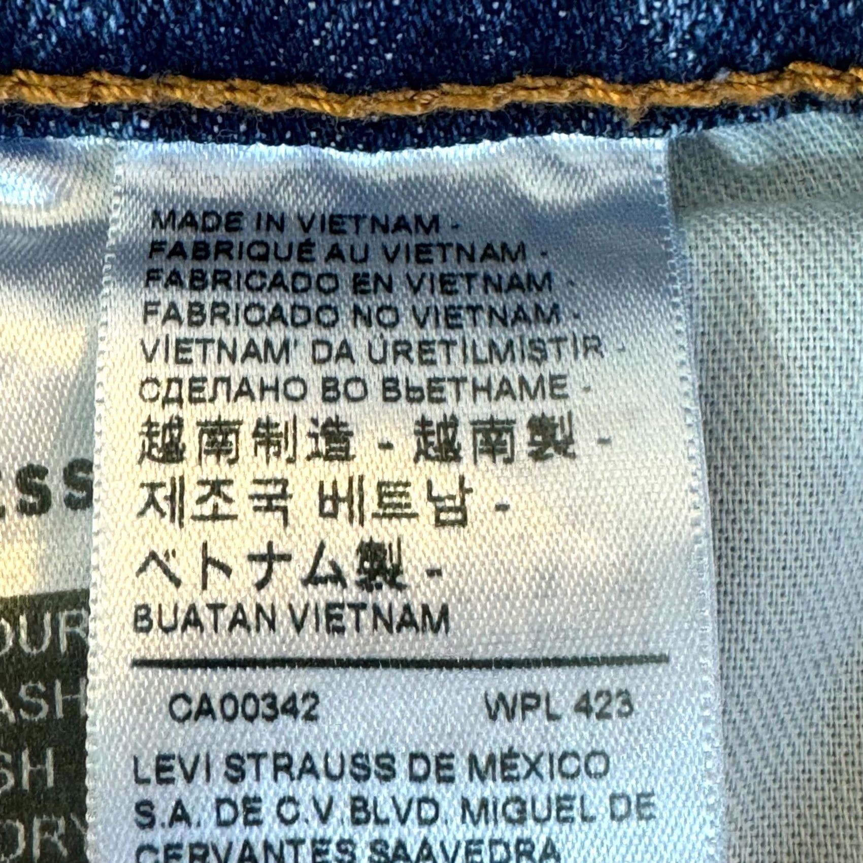Levi's Levis 502 Jeans Mens 32x30 Blue Denim Tapered Straight Stretch Mid Rise Size US 32 / EU 48 - 4 Thumbnail