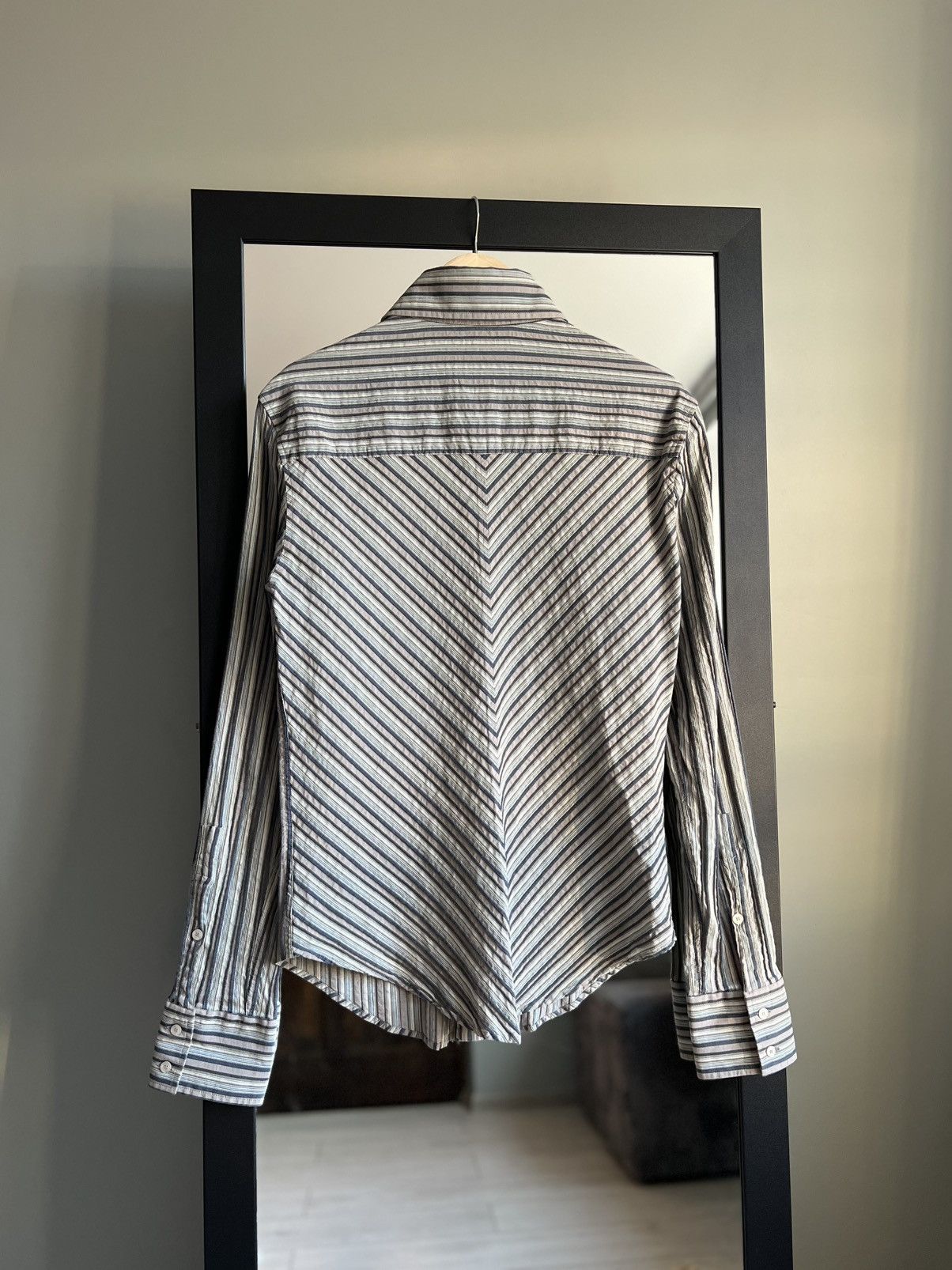 Just Cavalli Just Cavalli Stripped Dress Shirt Size XL / US 12-14 / IT 48-50 - 6 Thumbnail