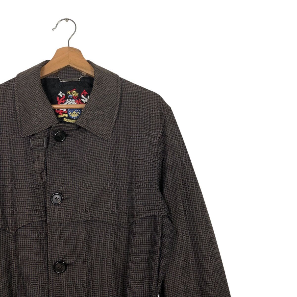 Aquascutum × Vintage 📌Vintage Long Jacket Belted Aquascutum Made in England Size US M / EU 48-50 / 2 - 7 Thumbnail