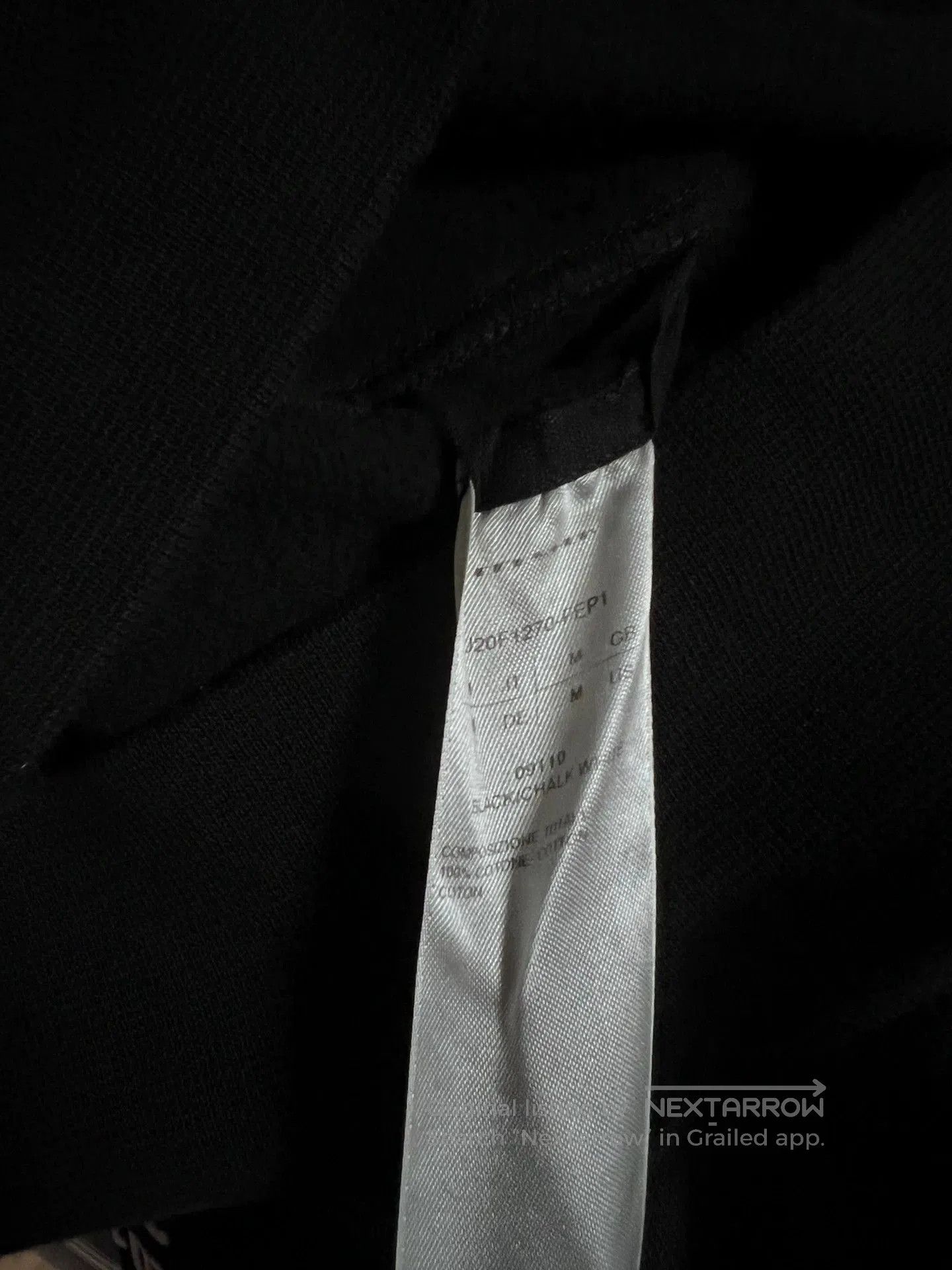 Rick Owens Rick Owens Crewneck Sweatshirt Black/Chalk. Size US M / EU 48-50 / 2 - 3 Thumbnail