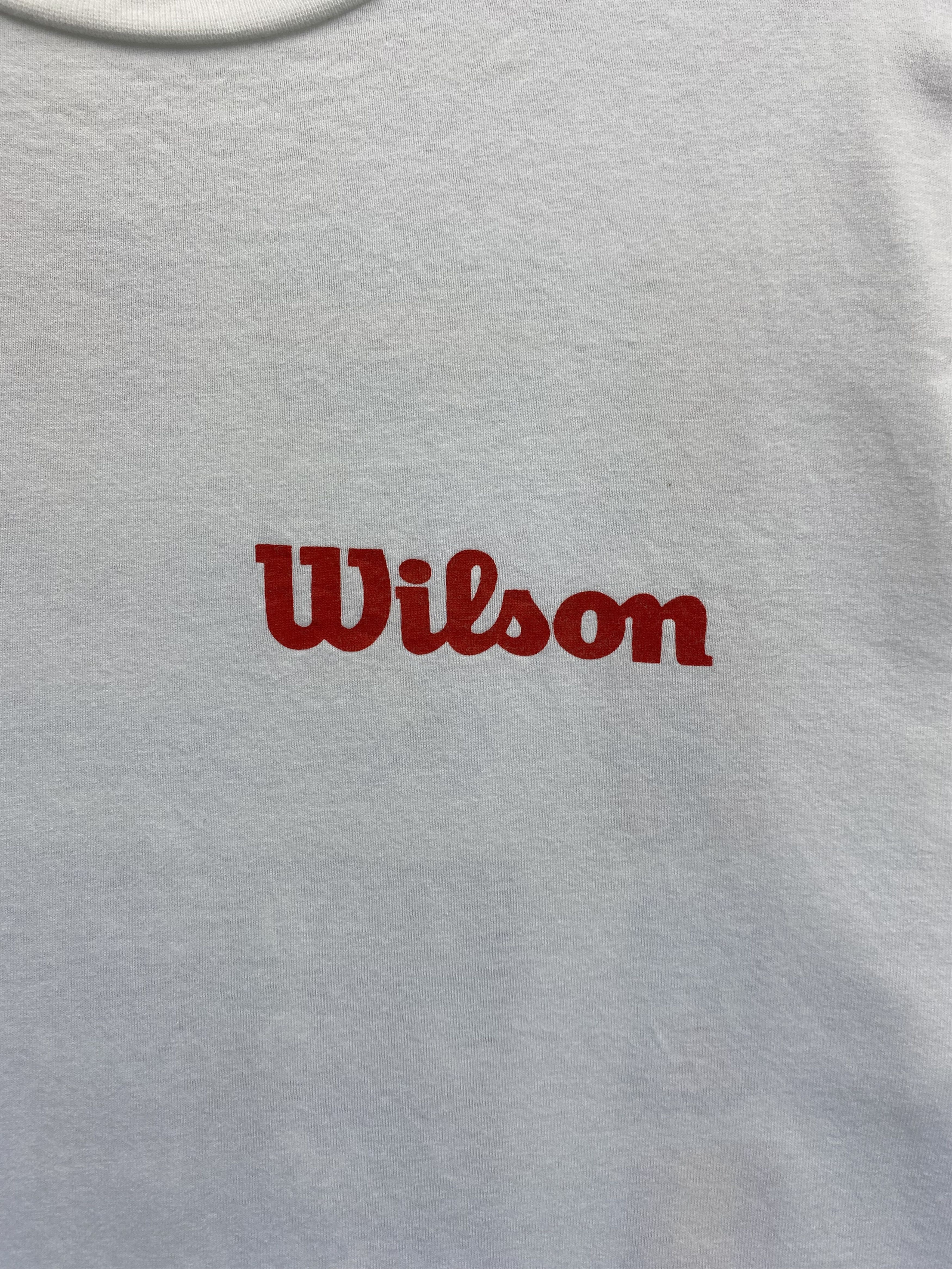 Wilson Vintage 90's Wilson Rules Of Sports Backhit T-Shirt Size US L / EU 52-54 / 3 - 3 Thumbnail