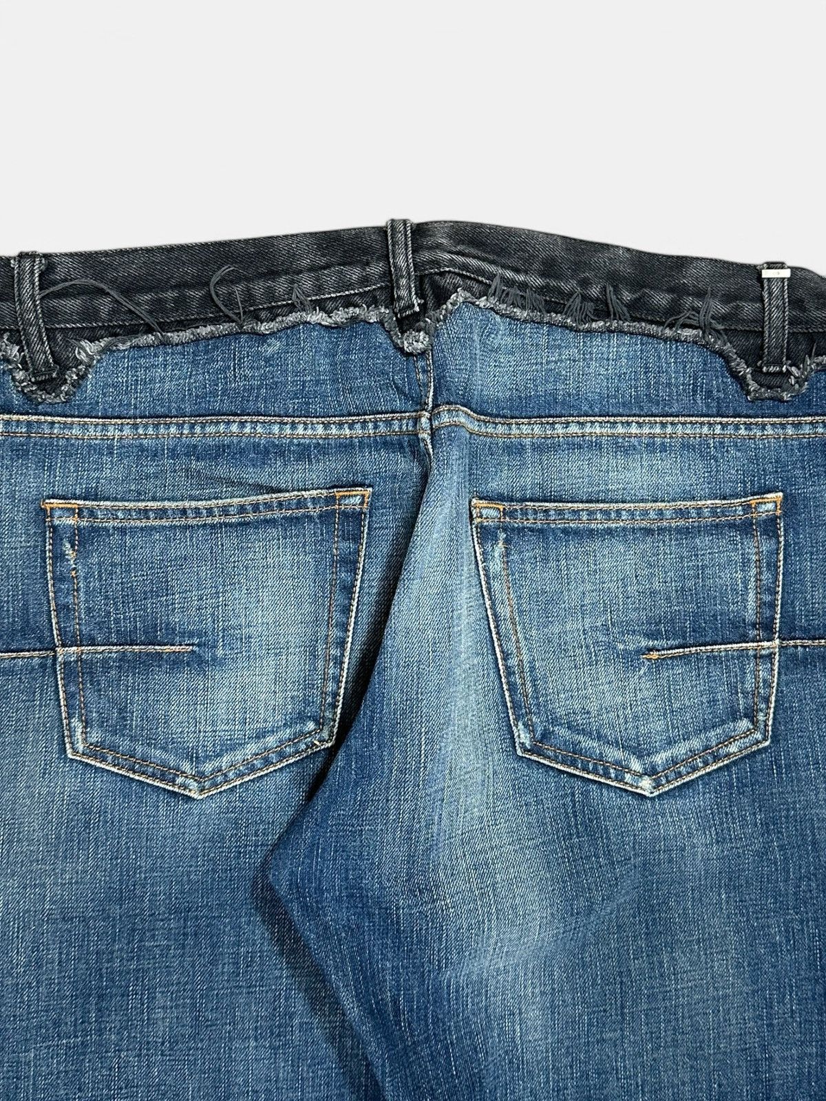 Dior × Hedi Slimane Dior Homme - AW06 Cummerbund Denim Size US 33 - 7 Thumbnail