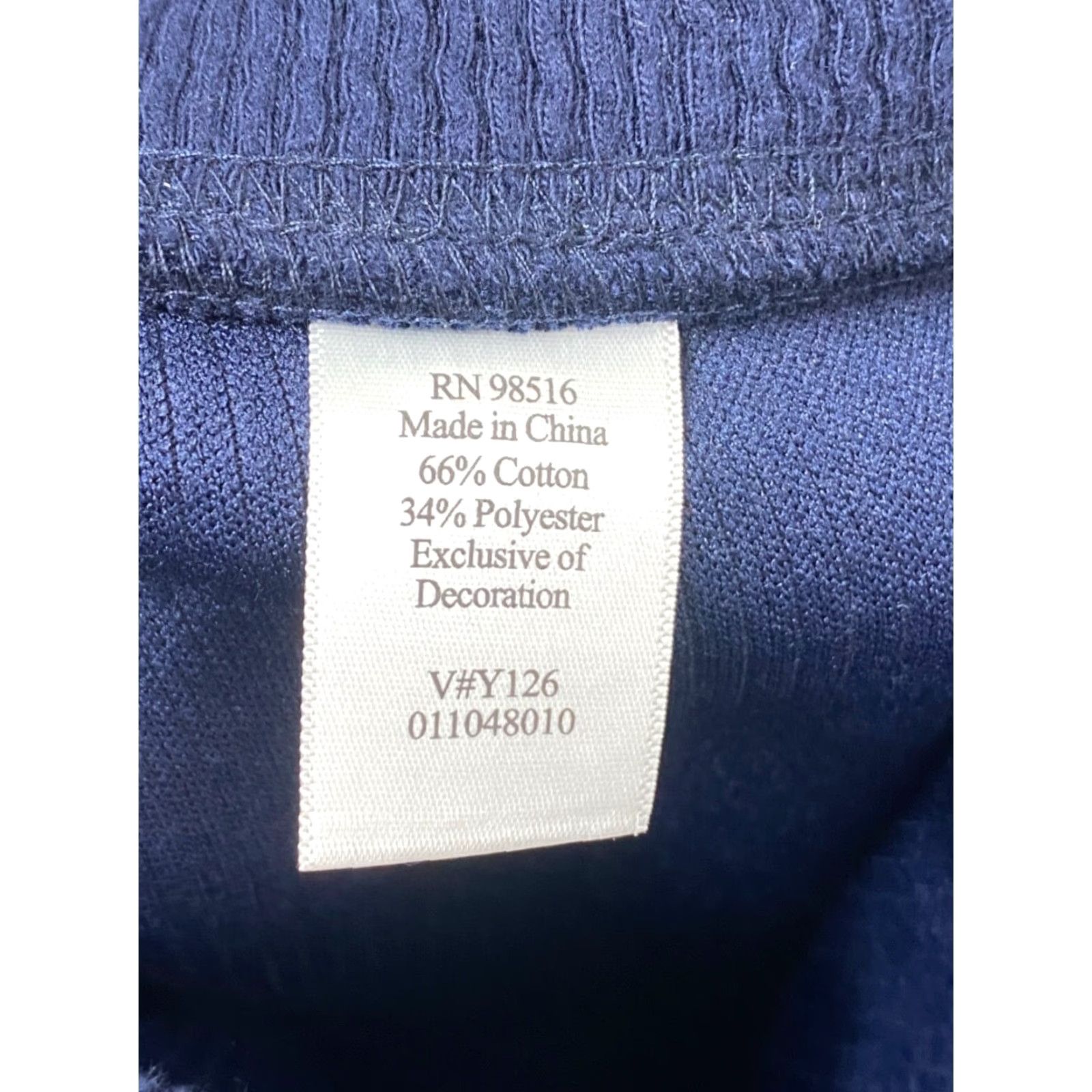 Coldwater Creek Coldwater Creek Pants Womens PS Petite NWT Blue Textured Heavy Cropped Pull On Elastic Waist Size 28" / US 6 / IT 42 - 5 Thumbnail