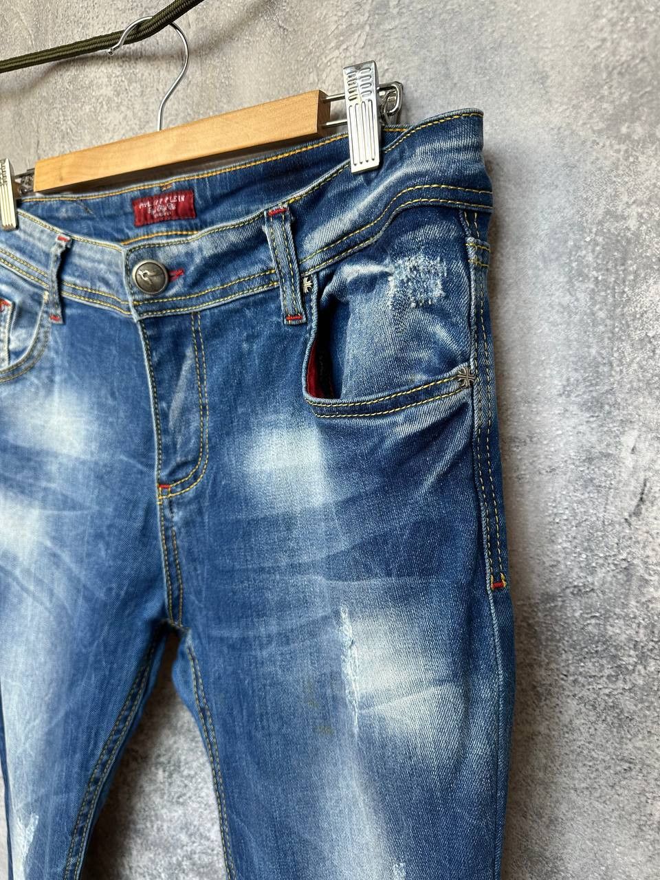 Philipp Plein Philipp Plein Illegal Fight Club Cowgirl Pants Distressed Size 32" / US 10 / IT 46 - 6 Thumbnail