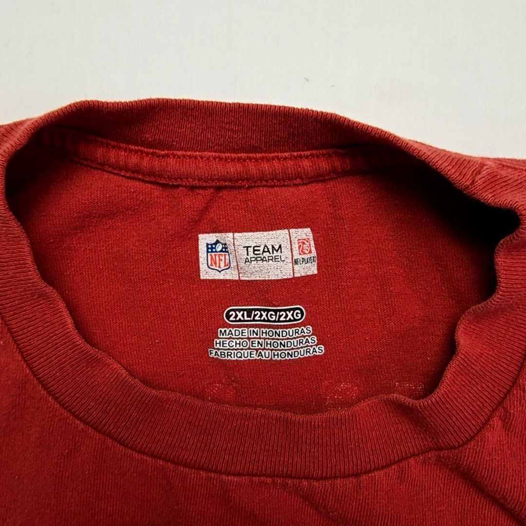 NFL 49ers Patrick Willis Shirt Red Mens 2XL NFL Football Tee Size US XXL / EU 58 / 5 - 7 Thumbnail