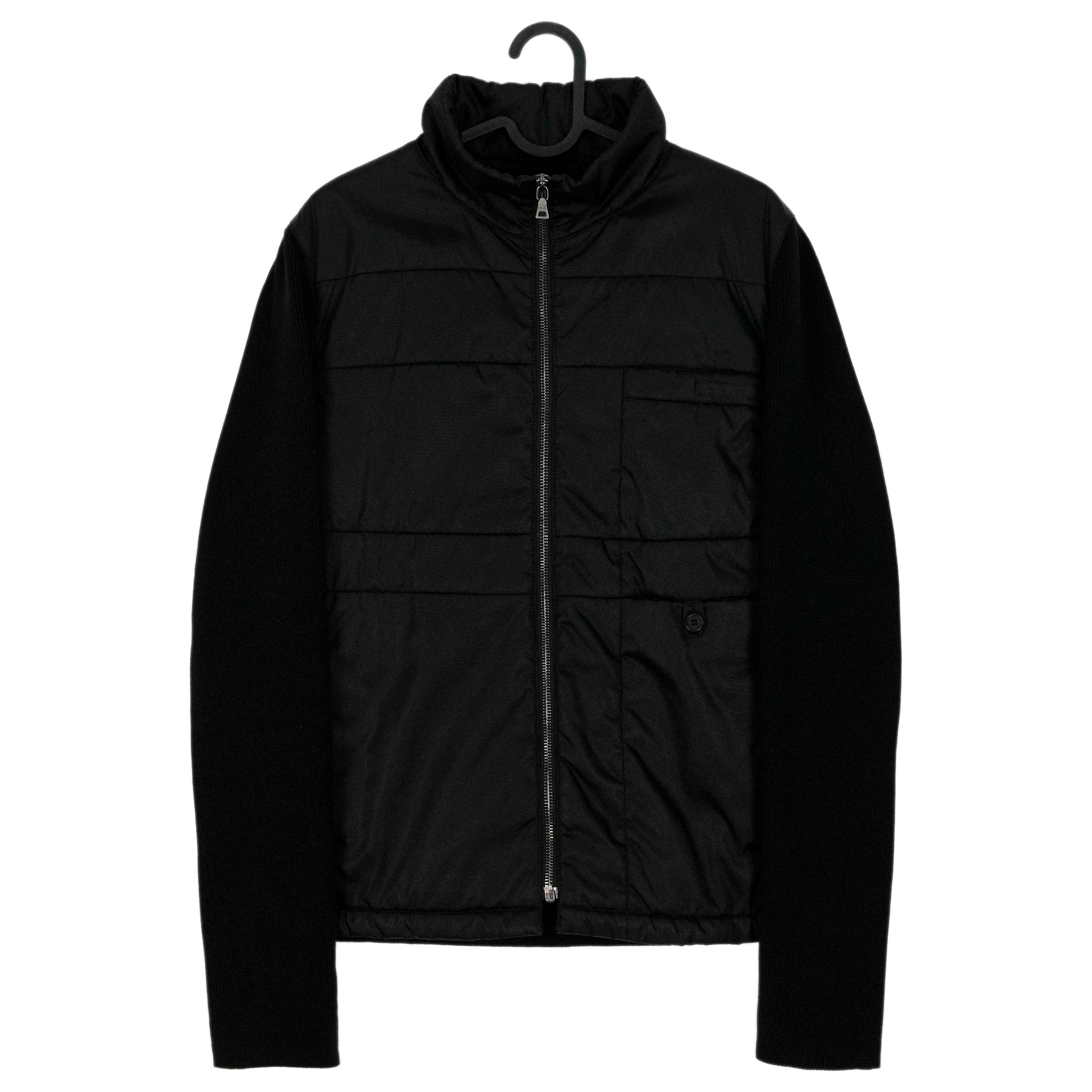 Prada PRADA Gore Tex Black Nylon 42 Jacket Art.280312 Mat.JZA