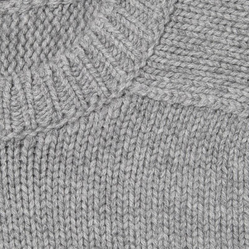 Gucci o1B3y1r0526 Wool And Cashmere Sweater in Gray Size L / US 10 / IT 46 - 6 Thumbnail