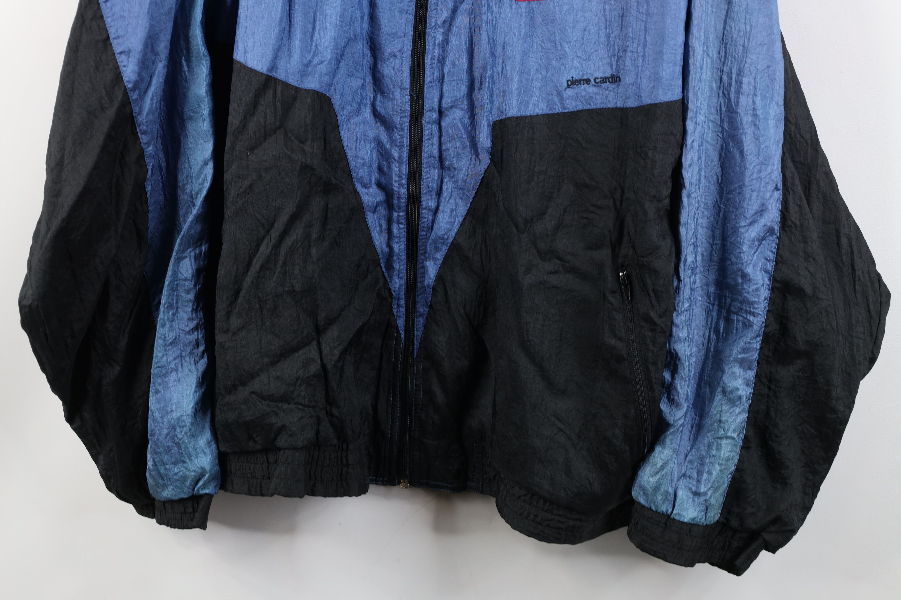 Pierre Cardin Vintage 90s Pierre Cardin Block Lined Windbreaker Jacket Size US L / EU 52-54 / 3 - 3 Thumbnail