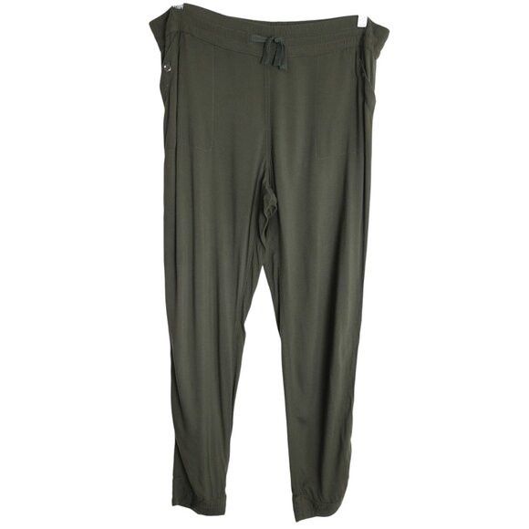 Aritzia Aritzia Tna Ion Jogger Olive Green Drawstring Pants Size XS Size 34" / US 12 / IT 48 - 1 Thumbnail