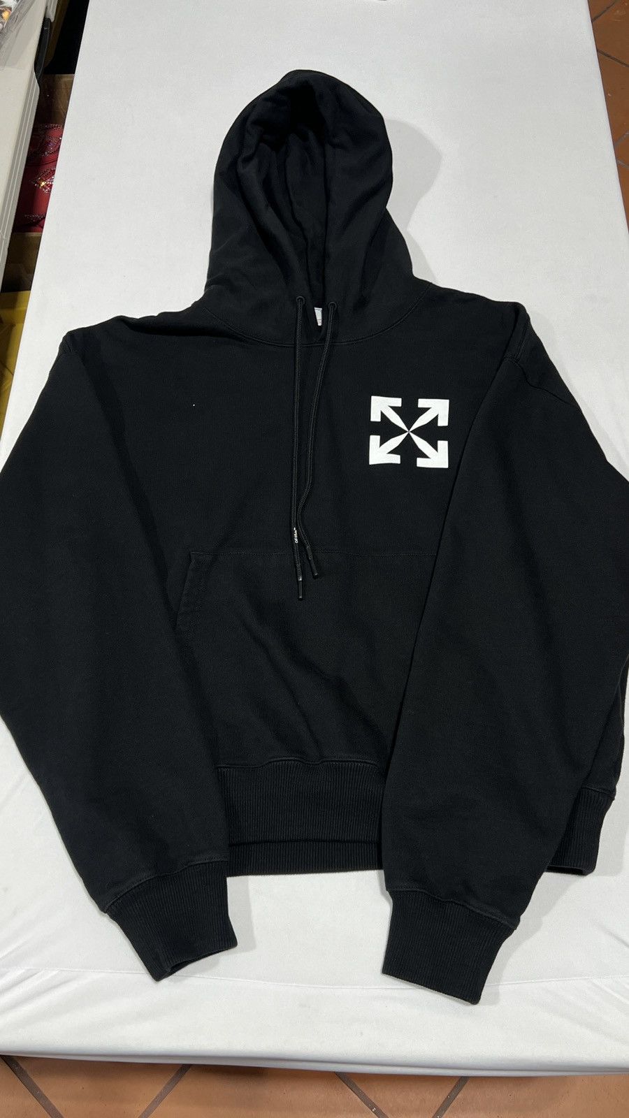 Off-White Off-White Black Classic Logo Hoodie Size US XL / EU 56 / 4 - 1 Thumbnail