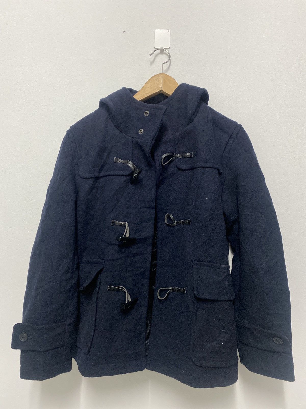Vintage GU Wool Jacket Trench Coat Japanese Brand