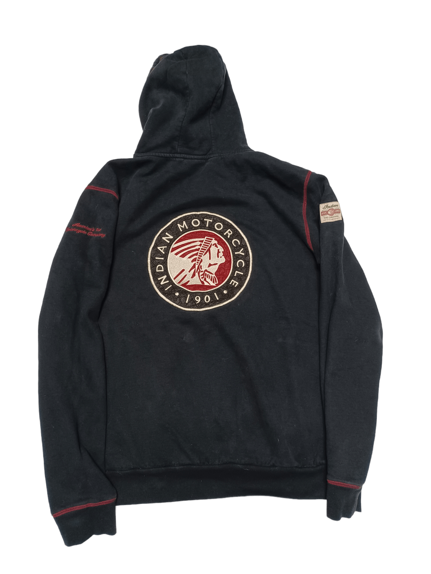 Indian Motorcycle Indian Motercycles big embroidered logo sweatshirt on fleece Size US L / EU 52-54 / 3 - 1 Thumbnail