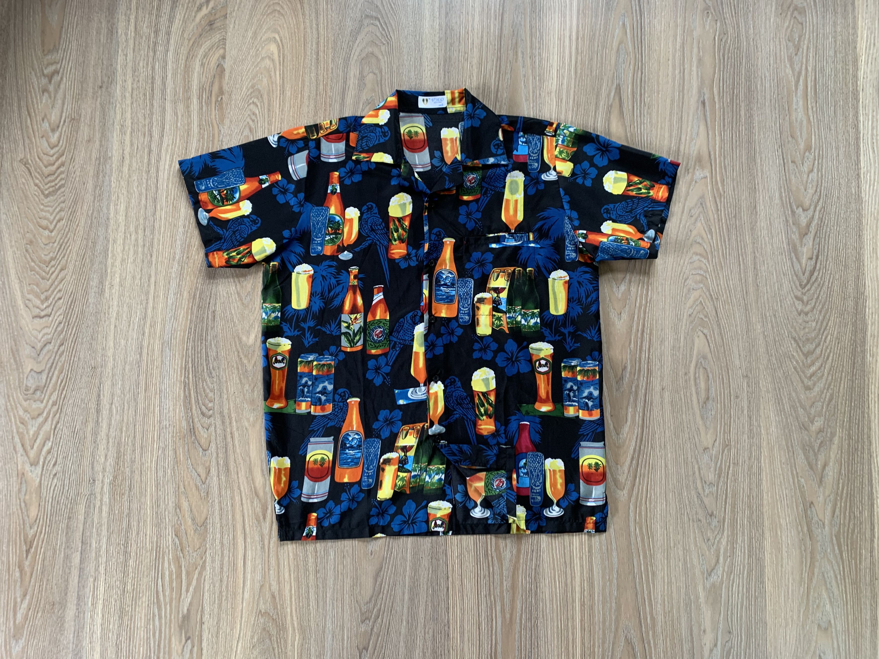 Other VHO Crazy Black Hawaiian Shirt Size US L / EU 52-54 / 3 - 1 Thumbnail