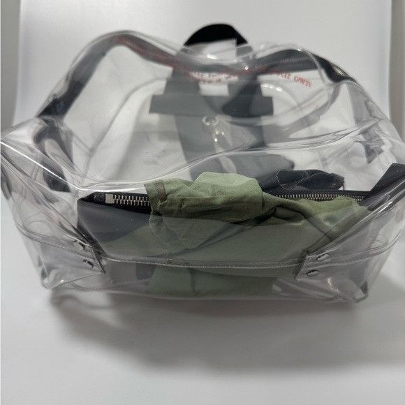 Valentino Valentino Garavani VLTN Clear Backpack Size ONE SIZE - 7 Thumbnail