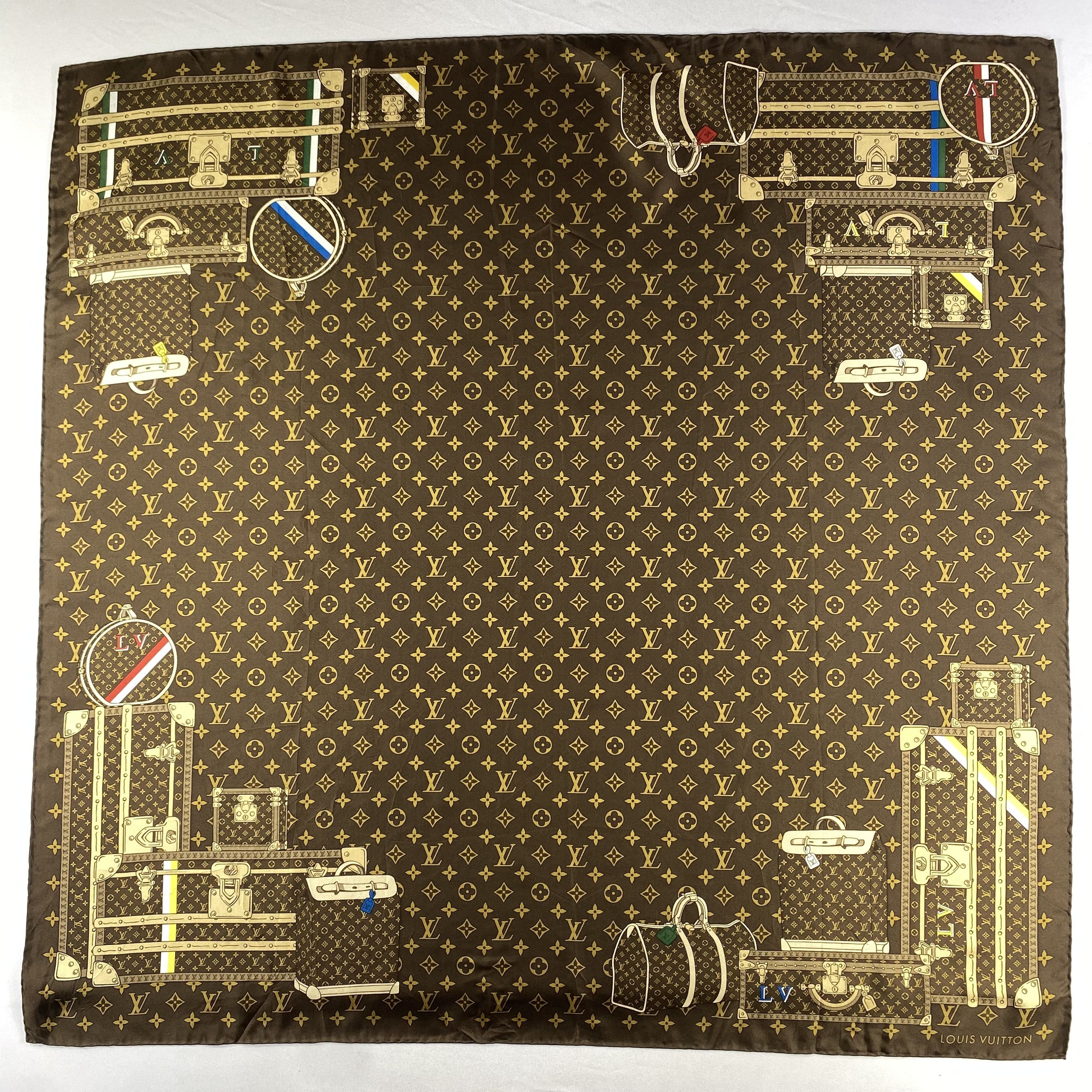 Louis Vuitton Vintage Louis Vuitton Silk Scarf Size ONE SIZE - 2 Thumbnail