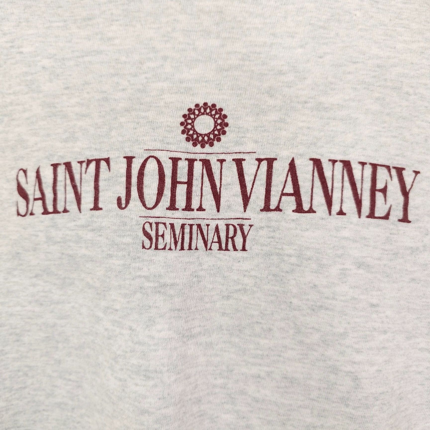 Fruit Of The Loom VINTAGE Saint John Vianney Seminary Sweatshirt Mens Size Large Gray 90s Catholic Sweatshirt Mens Size L Gray 90s Catholic Size US L / EU 52-54 / 3 - 3 Thumbnail