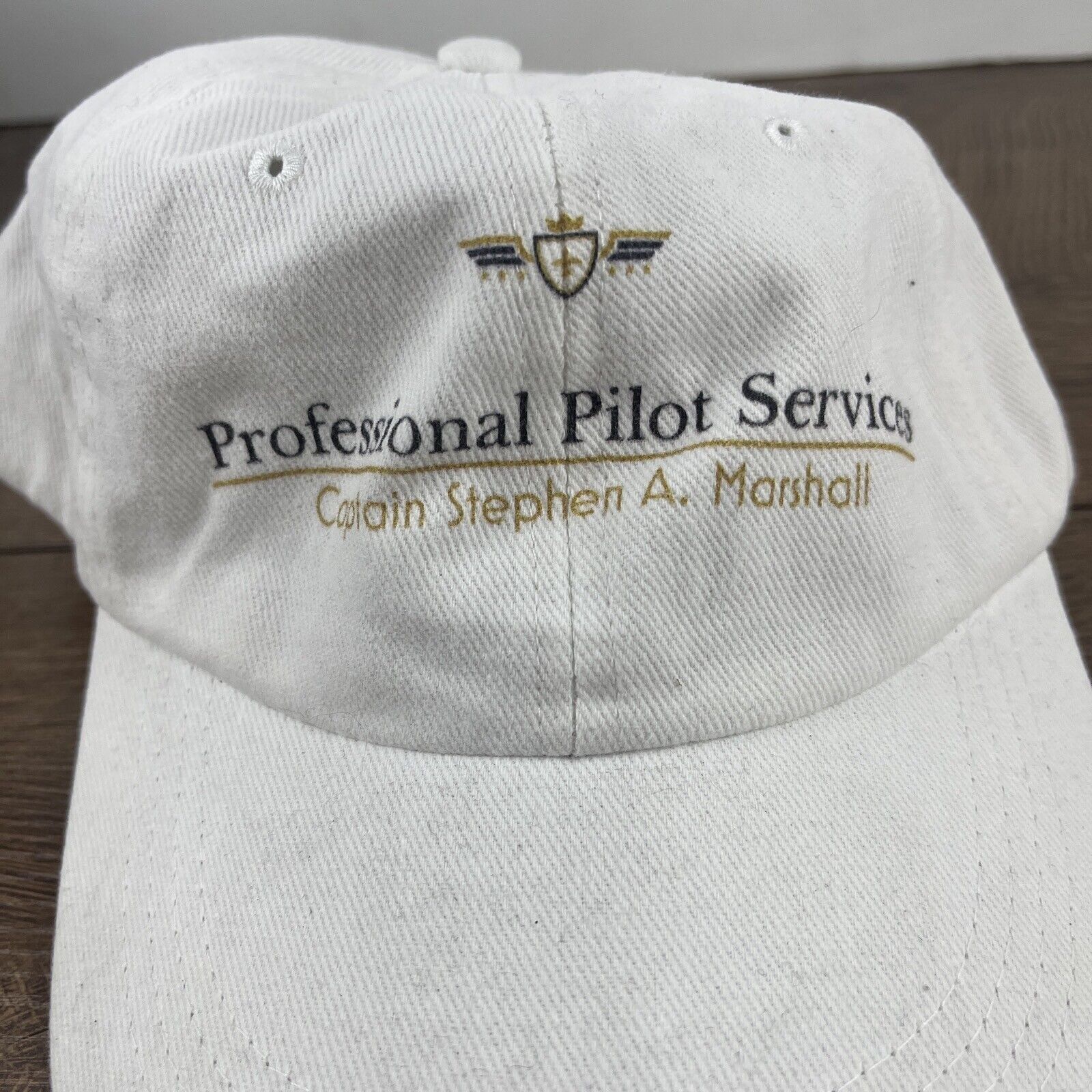 Other Professional Pilot Services White Hat Adjustable Adult Size Size ONE SIZE - 5 Thumbnail