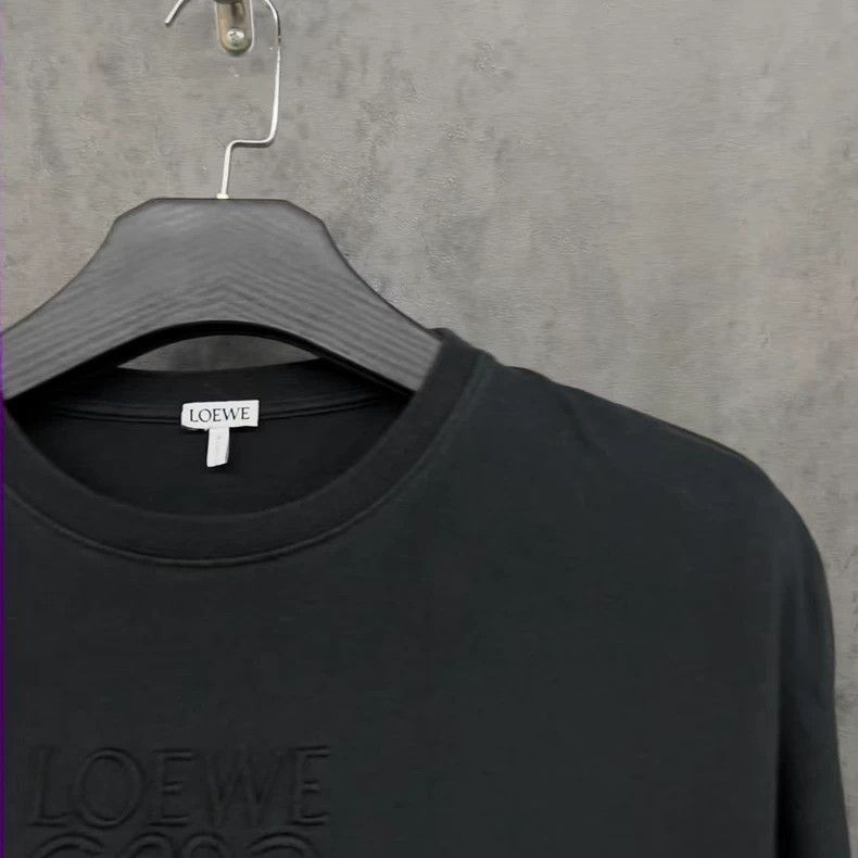 Loewe LOEWE Embroidered Logo black long sleeves Size L / US 10 / IT 46 - 3 Thumbnail