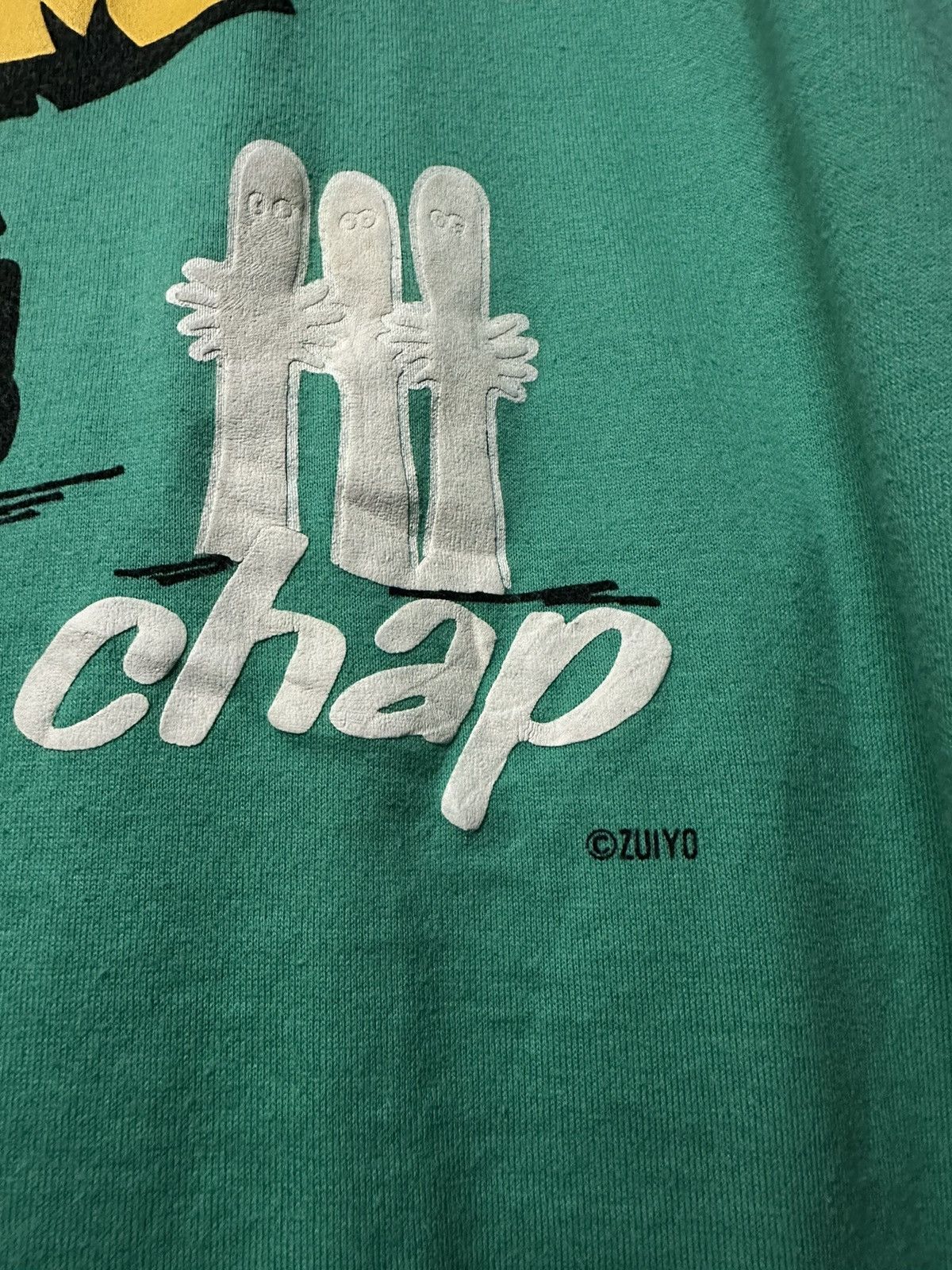 Japanese Brand Vintage 90s Snufkin Solitary Chap By Zuiyo Single Stitch Tee Size US M / EU 48-50 / 2 - 3 Thumbnail
