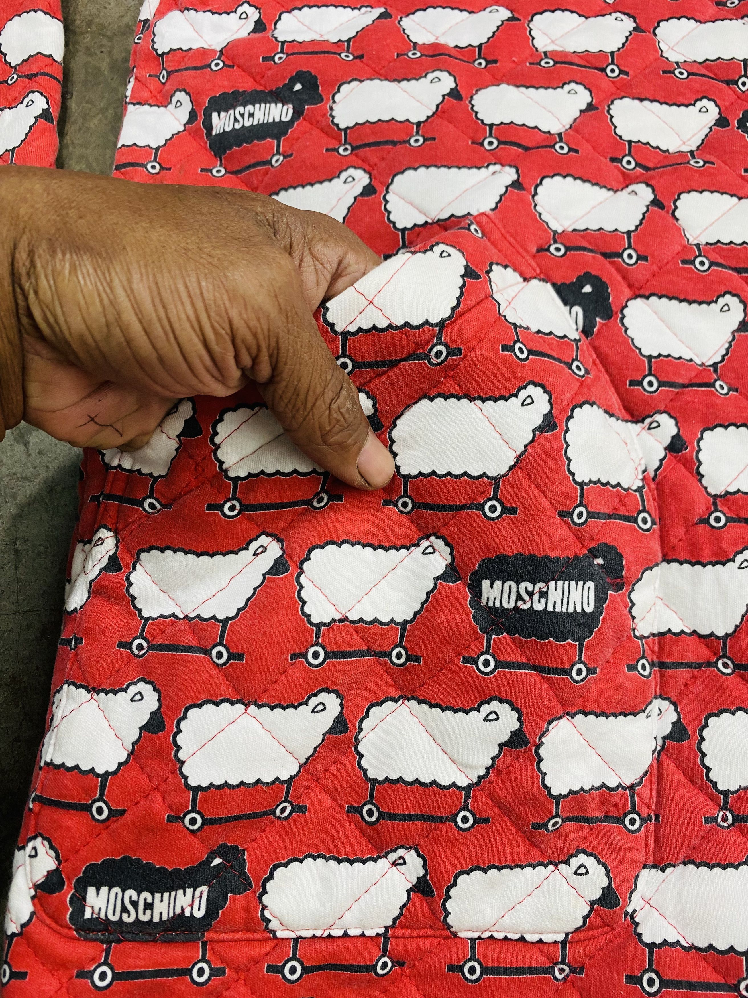 Moschino A13 Moschino Lingerie Full Print Sleepy Quilted Jacket Size L / US 10 / IT 46 - 6 Thumbnail