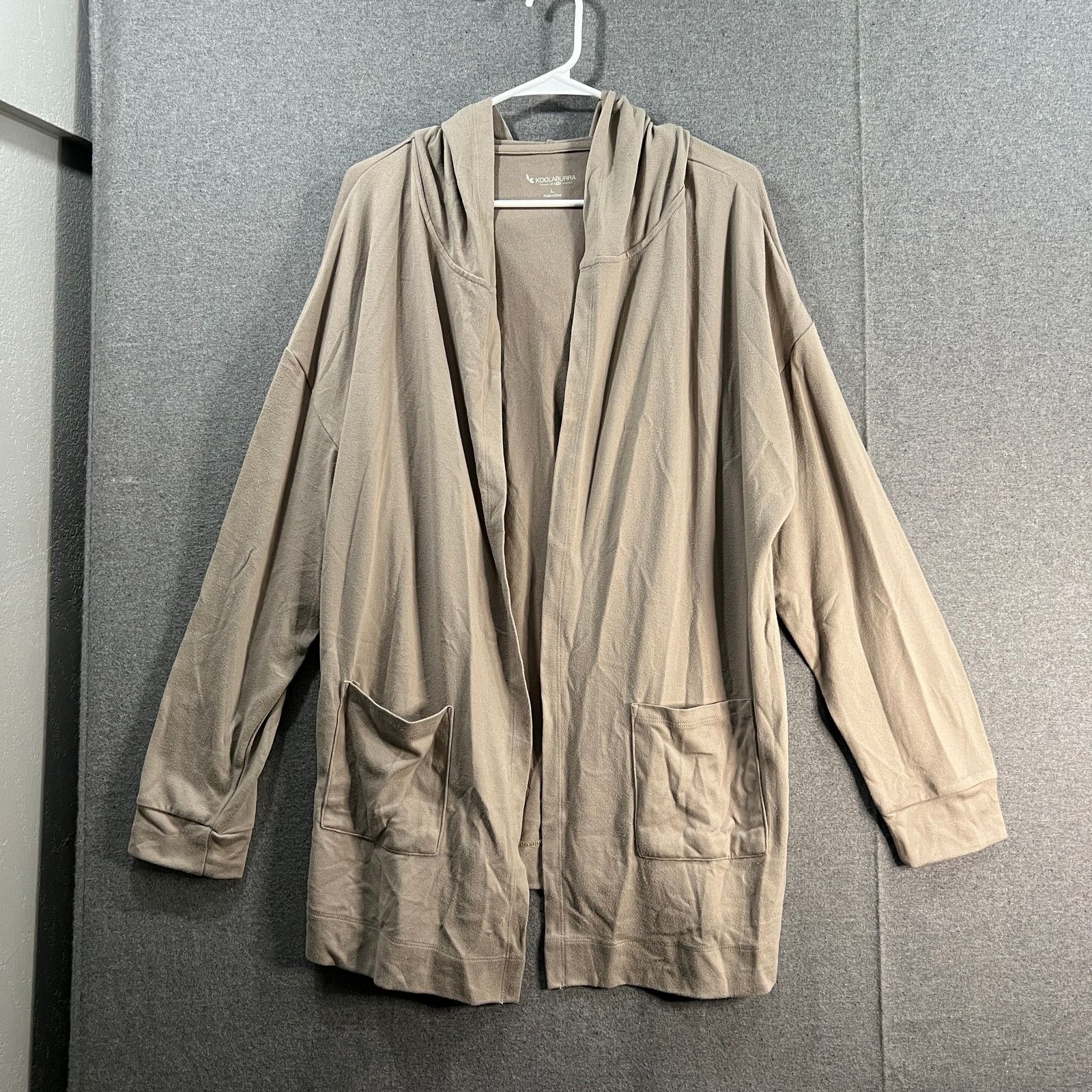 Other Koolaburra by UGG Marshmallow Jersey Hooded Cardigan Size L / US 10 / IT 46 - 1 Thumbnail
