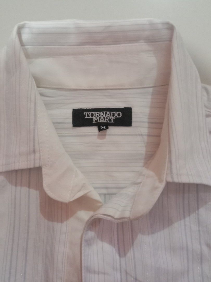 Tornado Mart Tornado Mart stripe shirt vintage Size US M / EU 48-50 / 2 - 2 Thumbnail