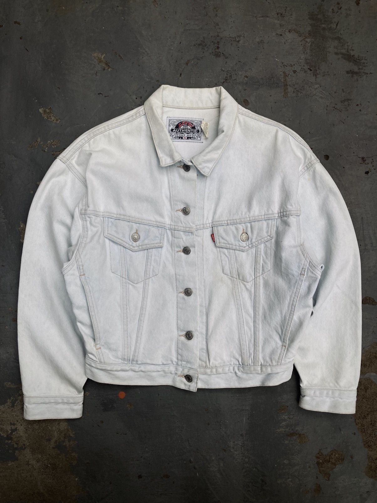Levi's Vintage Clothing Vintage 93’ Levis Denim Trucker Jacket Size M / US 6-8 / IT 42-44 - 1 Thumbnail