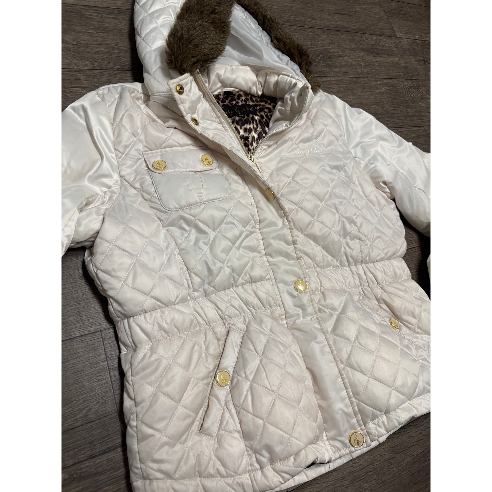 Vintage Vintage Baby Phat White Puffer Jacket Flux Fur Sz 2XL Size XXL / US 16-18 / IT 52-54 - 2 Thumbnail