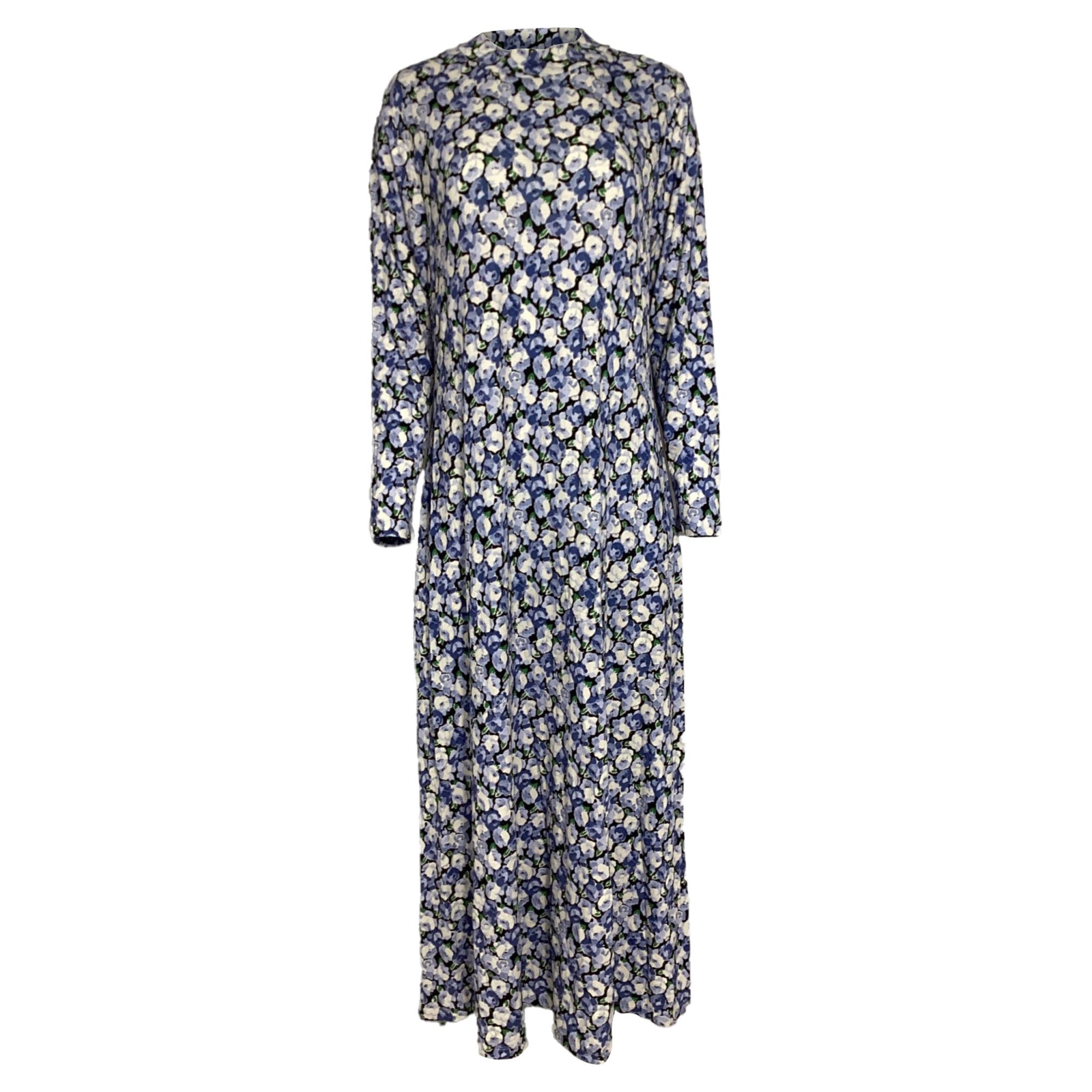 RIXO Rixo Elise Floral-Print Stretch-Jersey Midi Dress in Blue Vi Size XS / US 0-2 / IT 36-38 - 1 Thumbnail