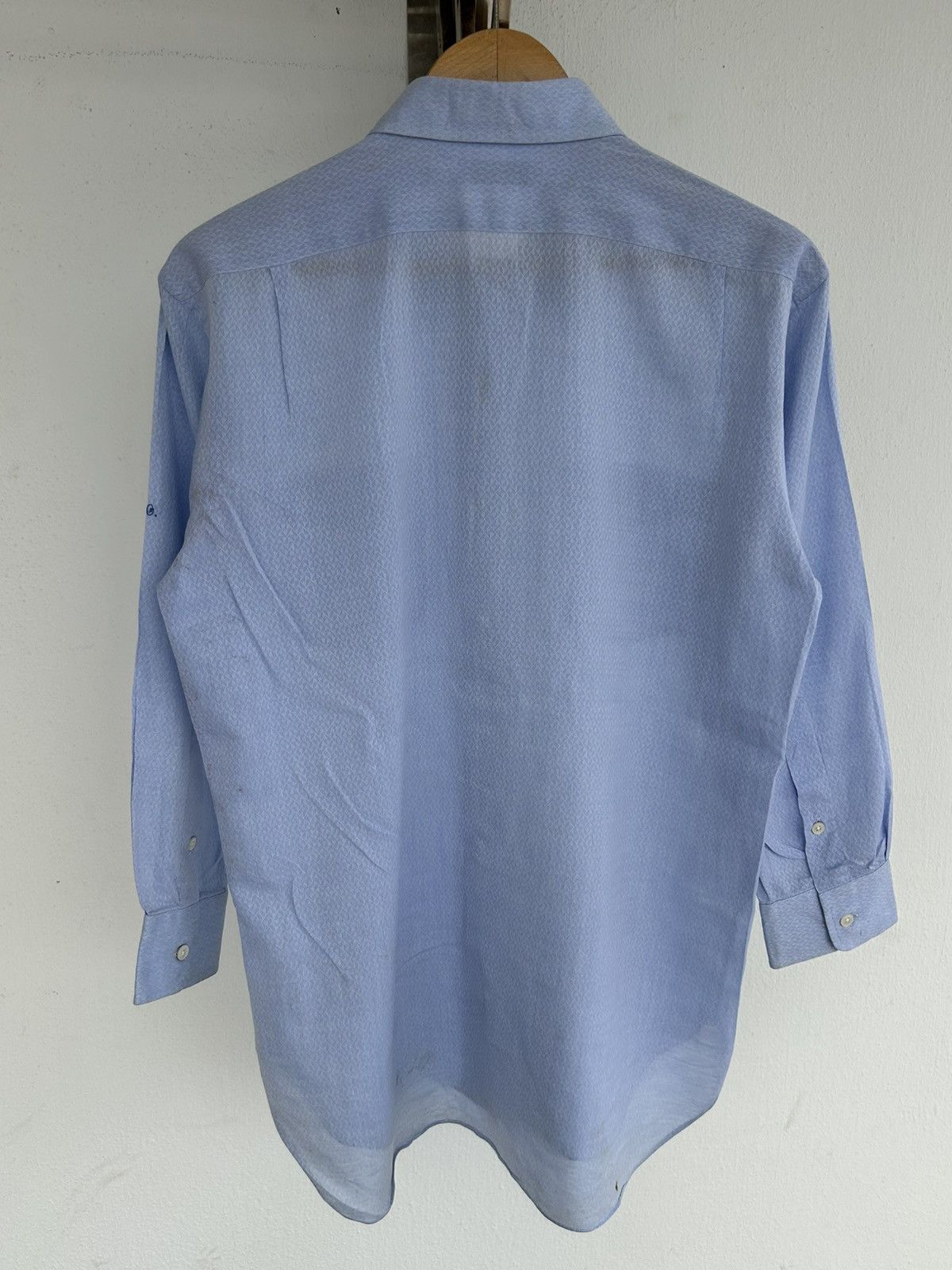 Christian Dior Monsieur Christian Dior Double Pocket Vintage Button Up Shirt Blue Size US L / EU 52-54 / 3 - 2 Thumbnail
