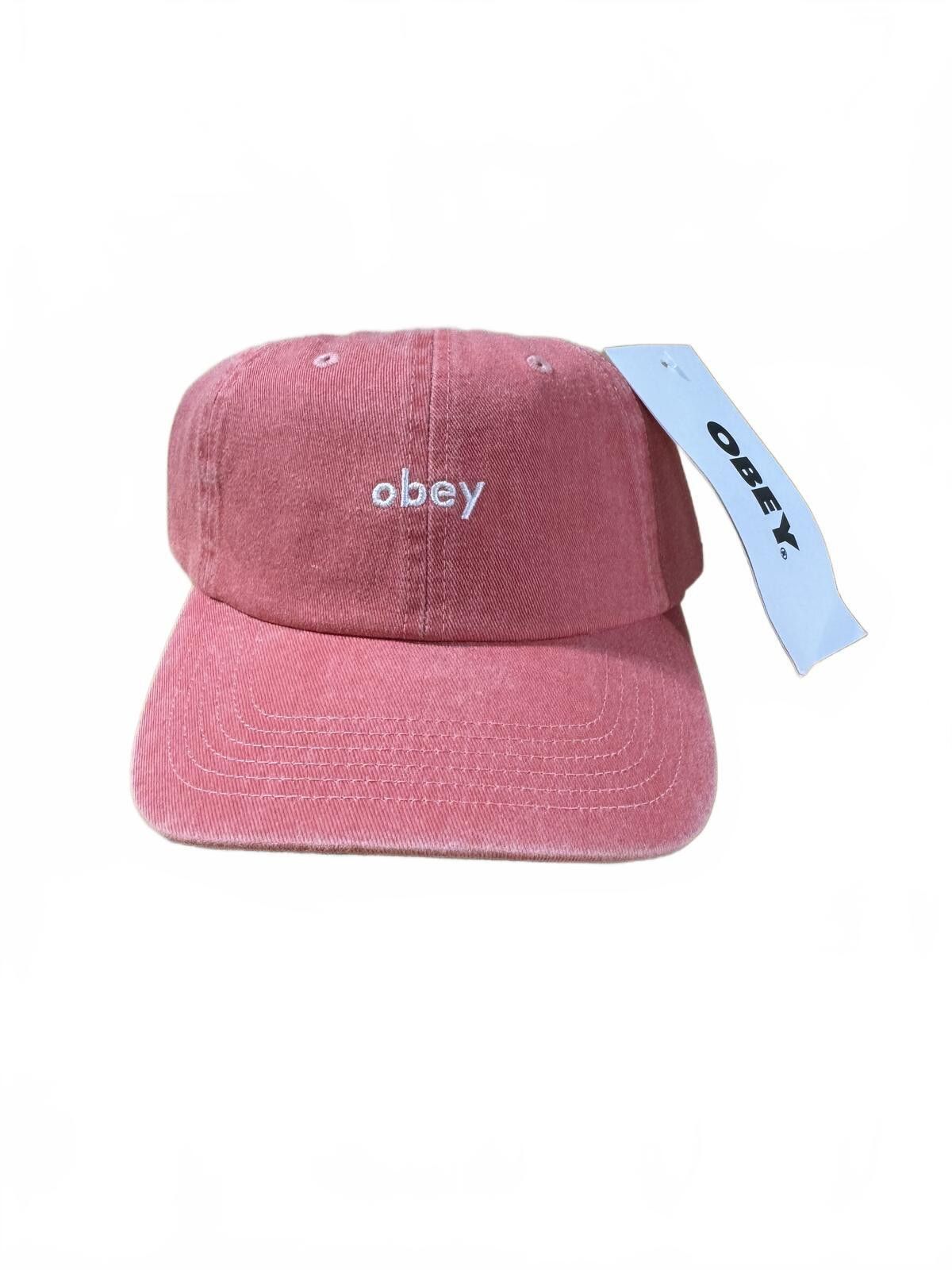 Obey Obey Classic Faded Red Adjustable Hat Size ONE SIZE - 1 Thumbnail