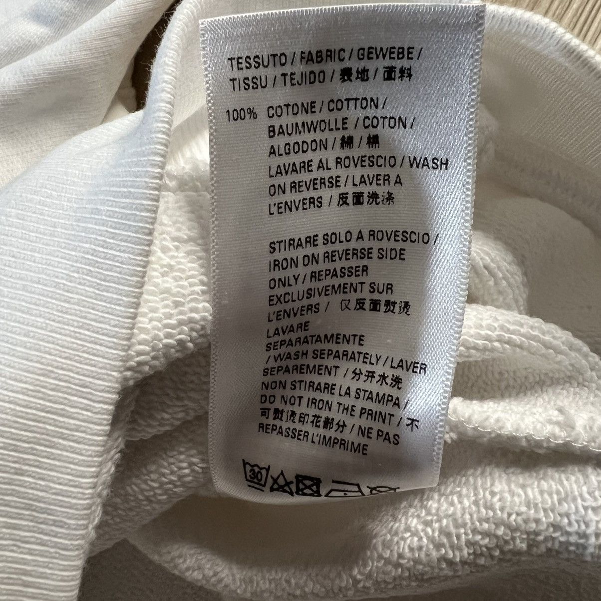 Balenciaga Balenciaga Copyright Green Logo White Pullover Hoodie Size US S / EU 44-46 / 1 - 17 Thumbnail