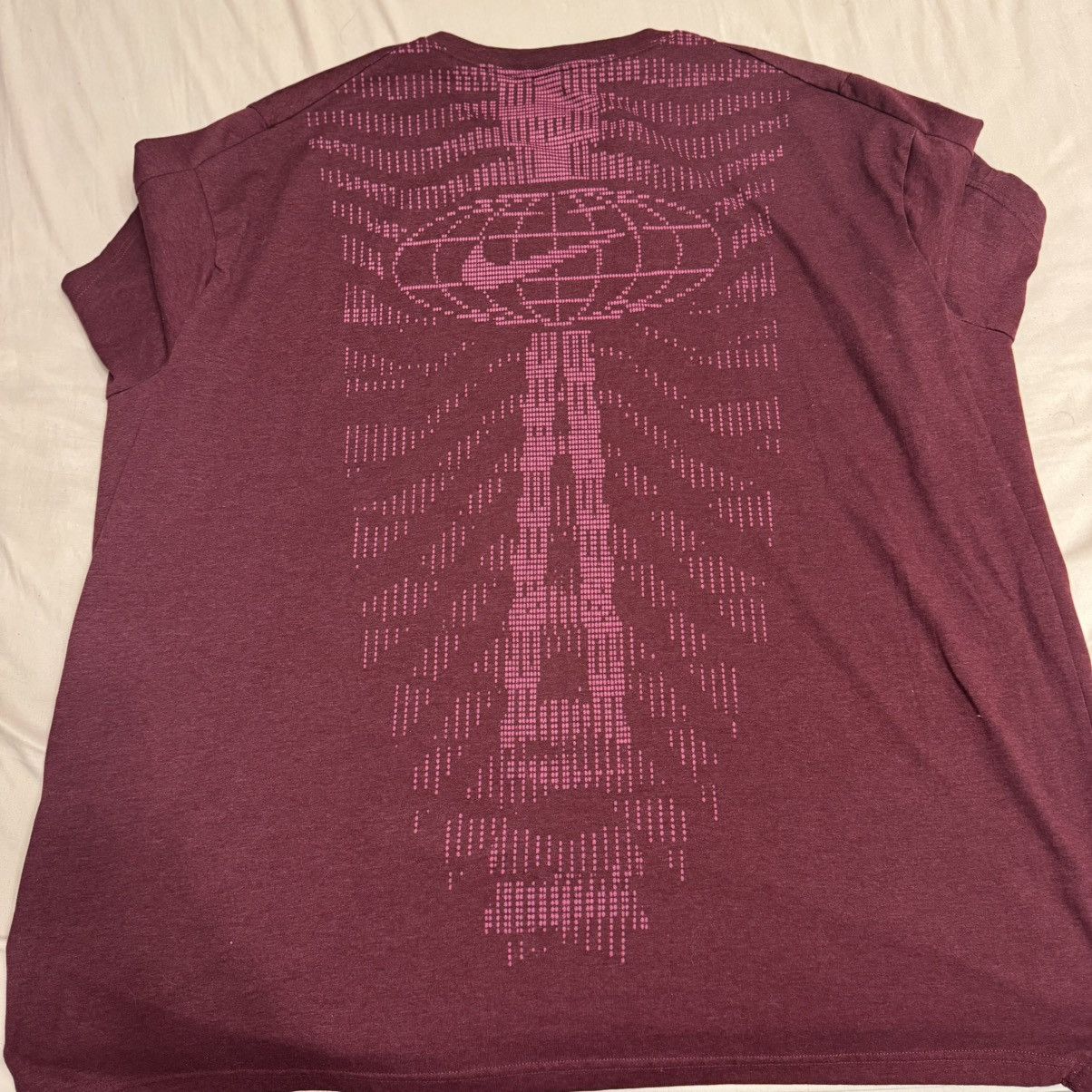 Nike Bordeaux Nike Pro Dri-FIT T-Shirt Size US XXL / EU 58 / 5 - 3 Thumbnail