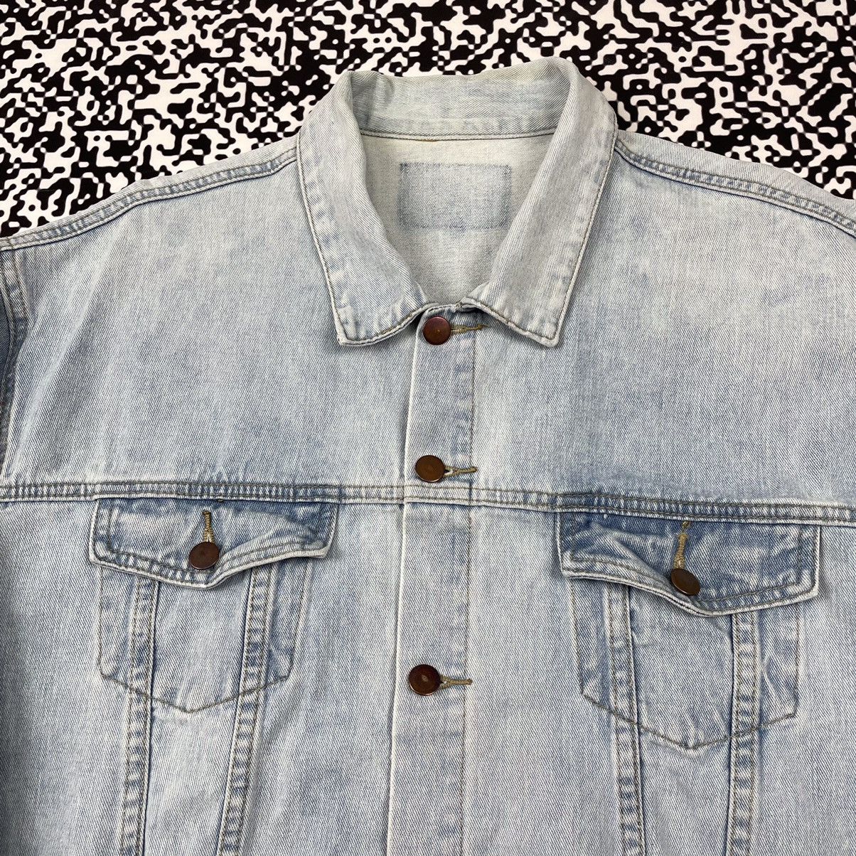 Japanese Brand × Vintage Vintage Y2K Japanese PABLO PABLO Rap Denim Jacket Kanye West Size US XL / EU 56 / 4 - 14 Thumbnail