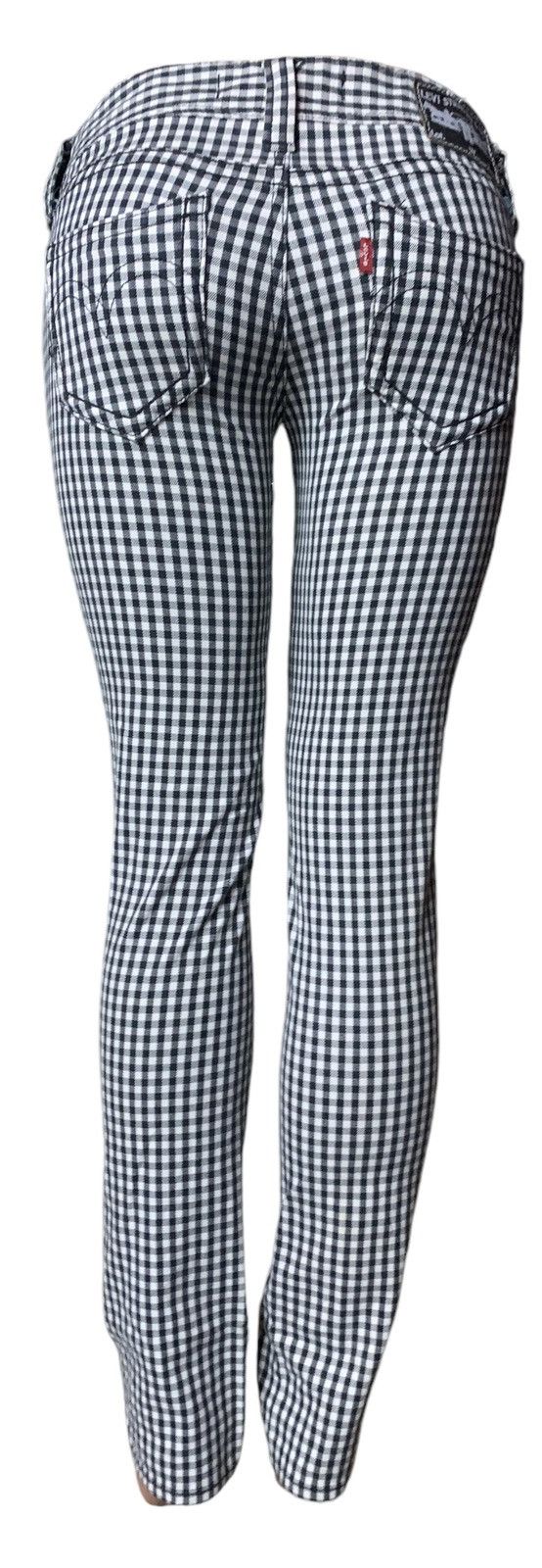 Levi's Levis Checked pattern lady jeans Size 32" / US 10 / IT 46 - 2 Thumbnail