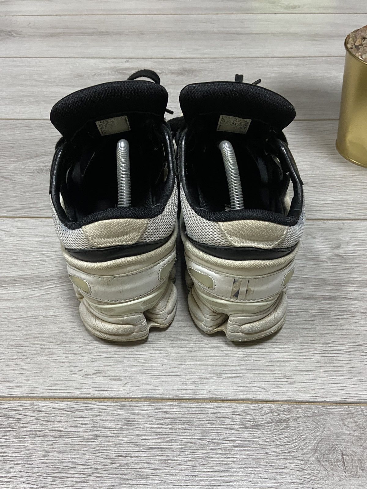 Adidas × Raf Simons Adidas Raf Simons Ozweego Replicant Black/Cream Size US 10 / EU 43 - 7 Thumbnail