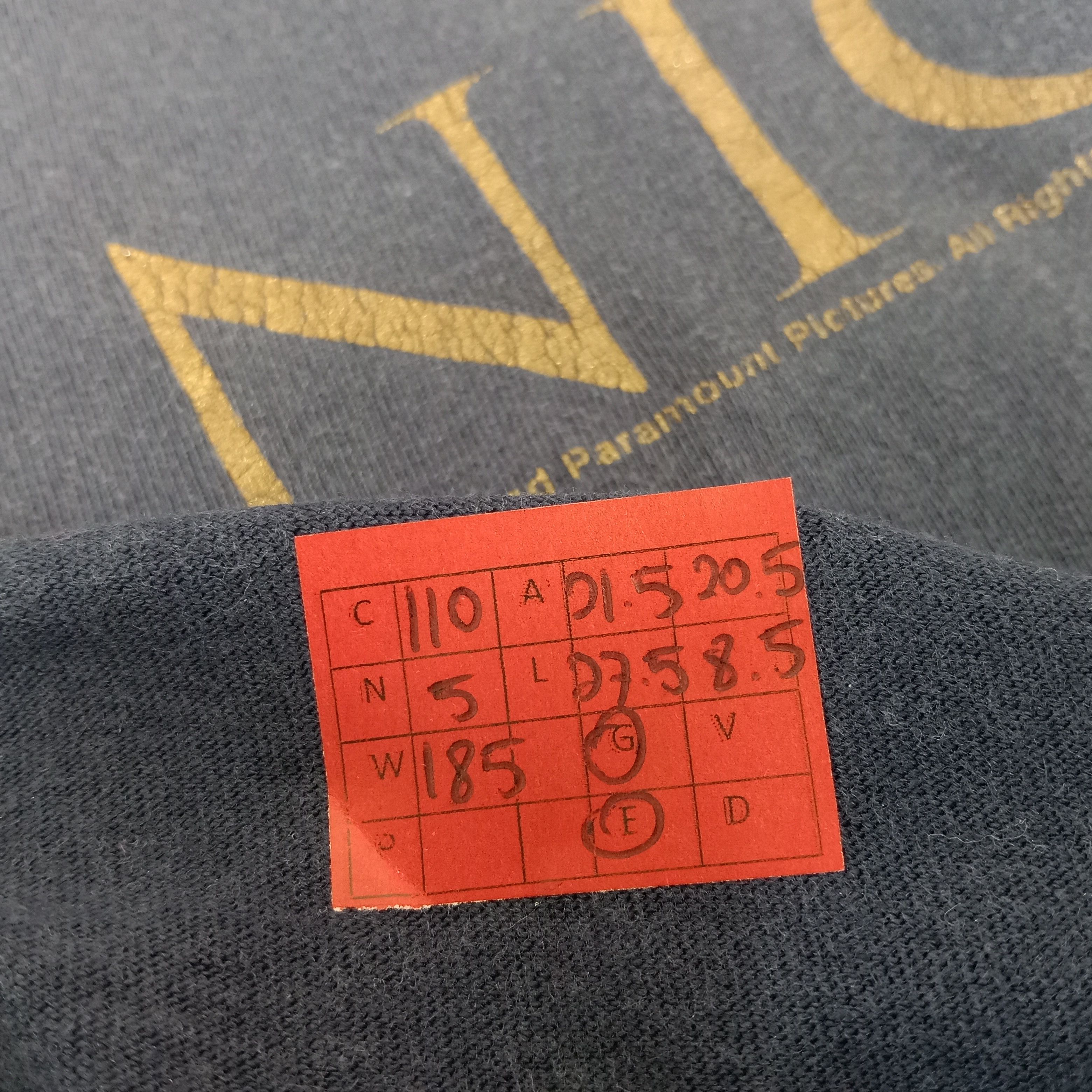 Vintage Titanic Movie Promo Style Vintage Tshirt Size US L / EU 52-54 / 3 - 9 Thumbnail