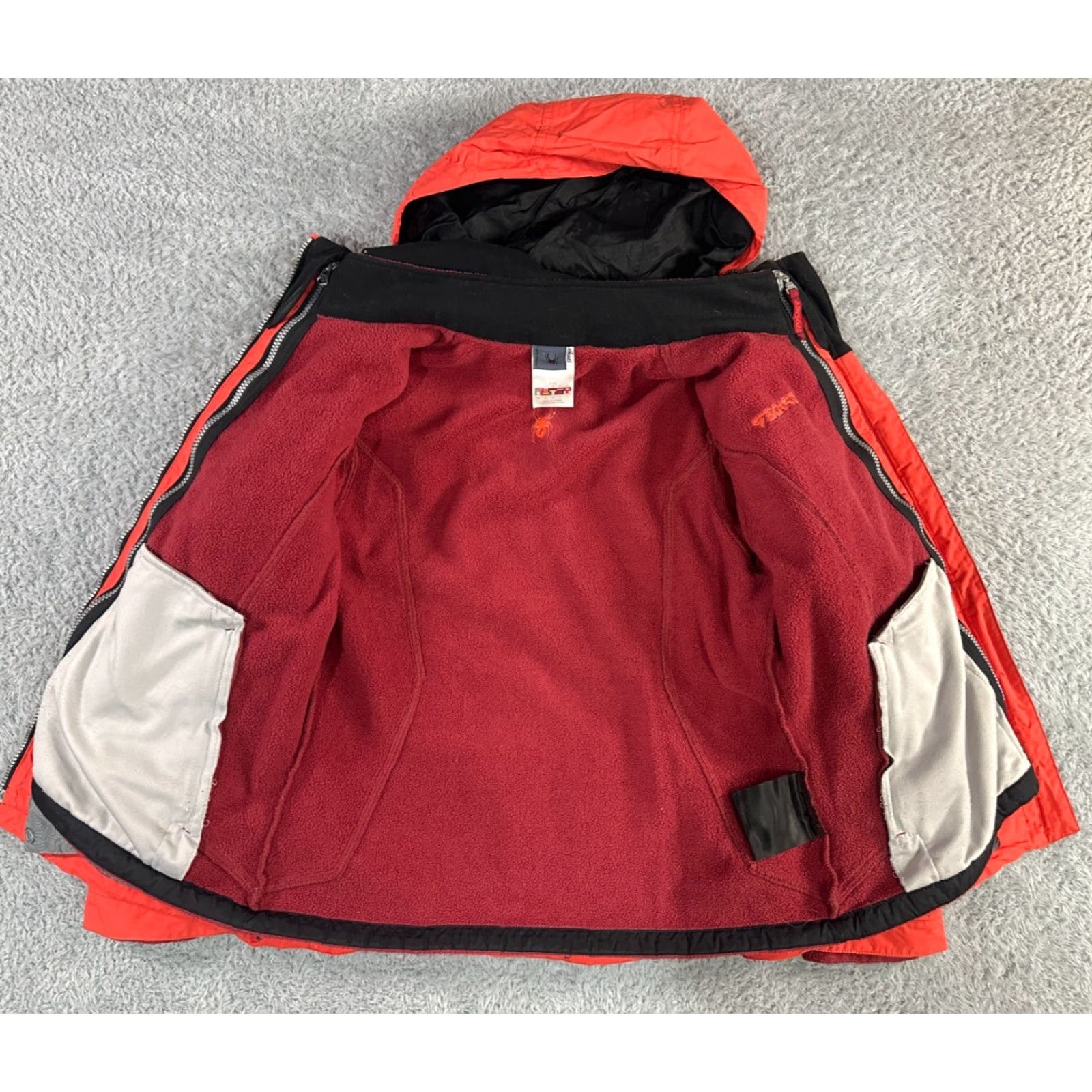 Spyder Spyder Jacket Womens Red 3-in-1 Ski Winter Coat Full Zip Fleece Insulated Mid-Length Casual Outdoor Sports USA Size XL / US 12-14 / IT 48-50 - 3 Thumbnail