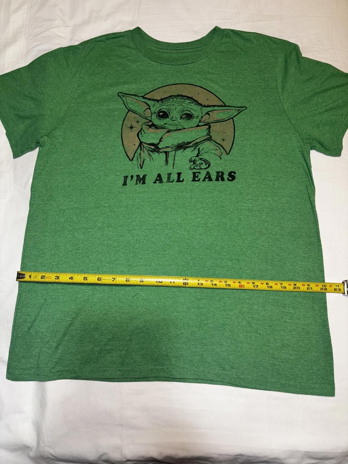 Star Wars Retro Star Wars Baby Yoda 'I'm All Ears' T-Shirt - XL Size US XL / EU 56 / 4 - 6 Thumbnail