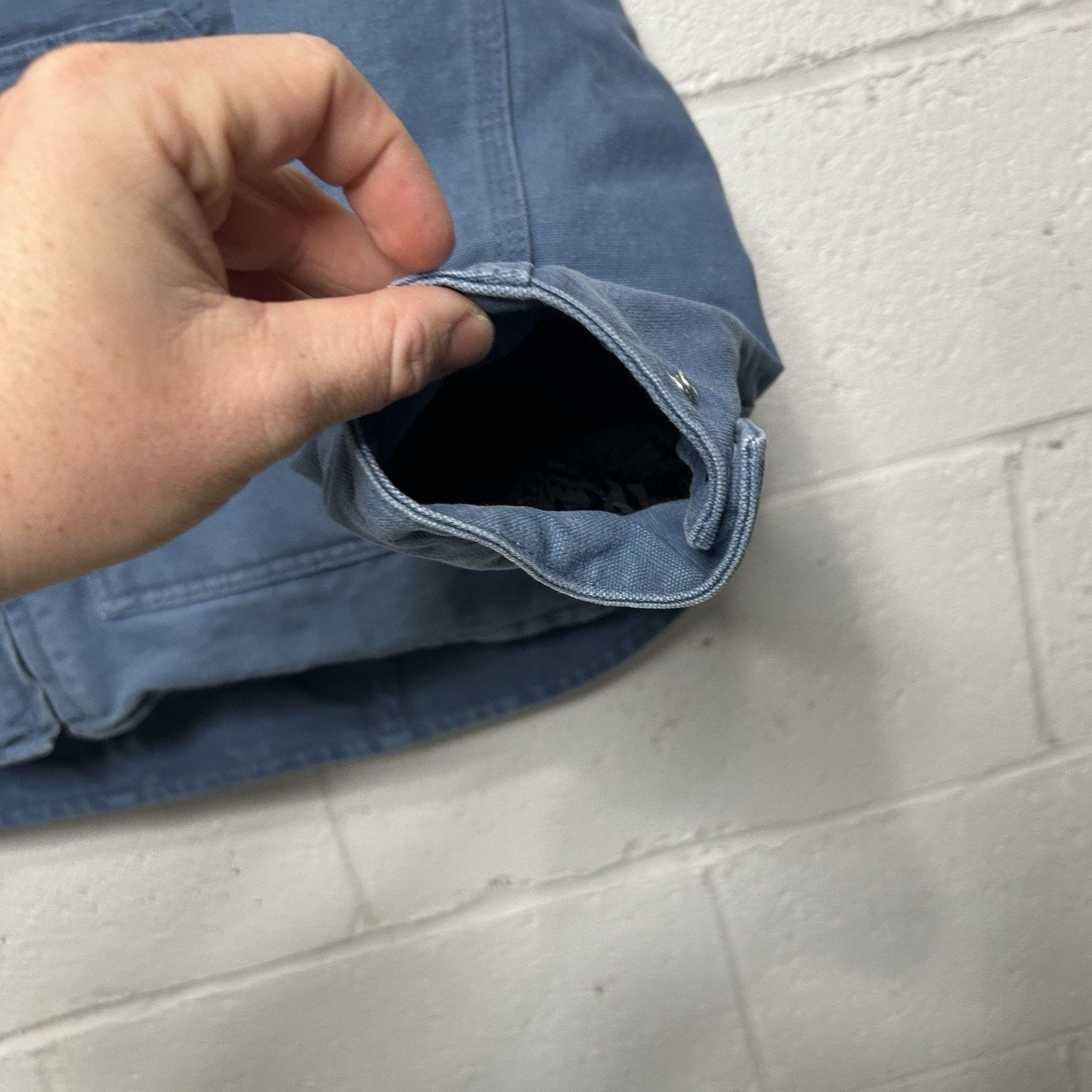 Carhartt Carhartt Sherpa-Lined Canyon Jacket “French Blue” WJ022 FHB Size XL / US 12-14 / IT 48-50 - 4 Thumbnail