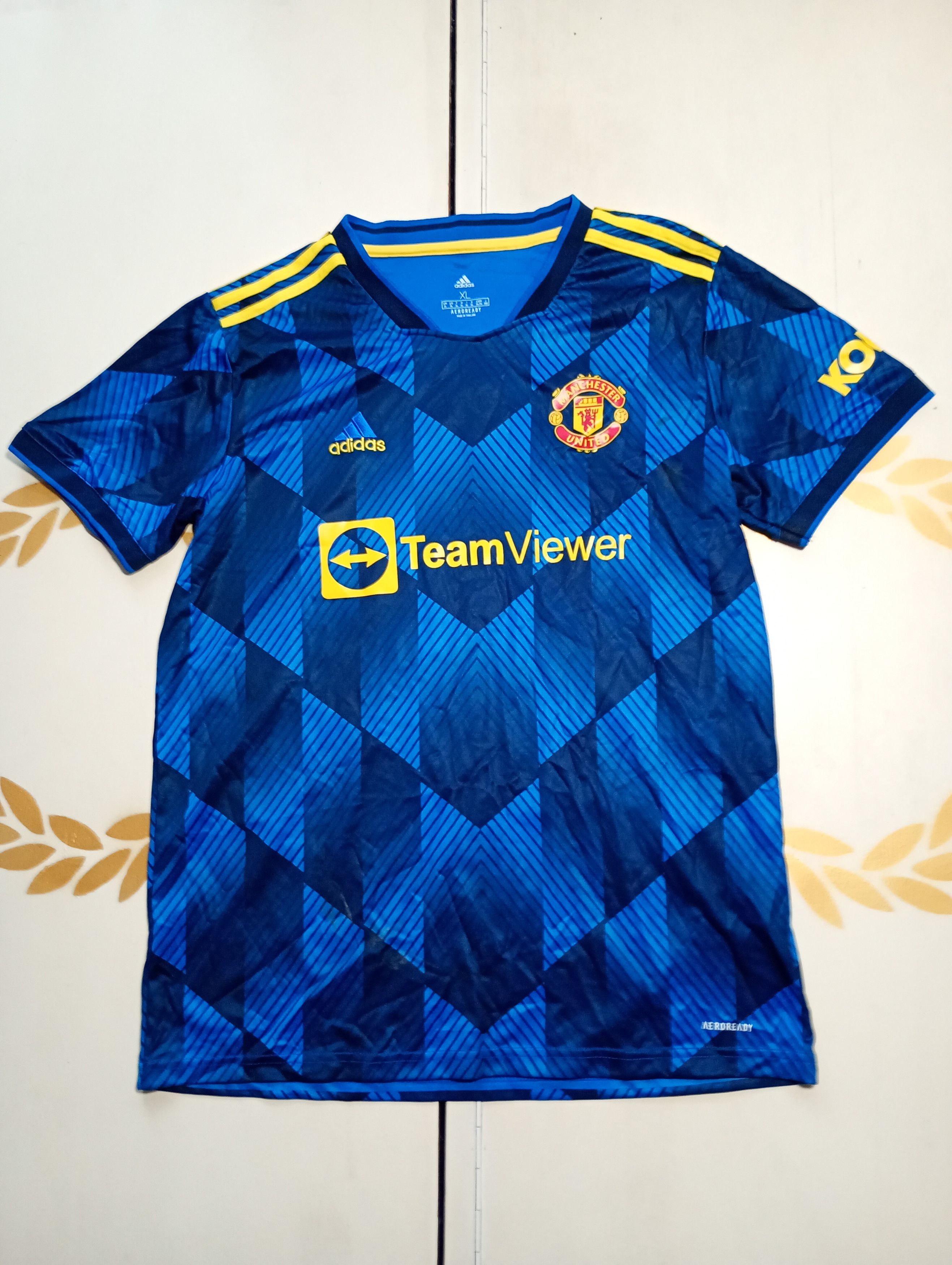 Adidas Adidas Manchester United Third Jersey 2021-2022 Size US XL / EU 56 / 4 - 1 Thumbnail