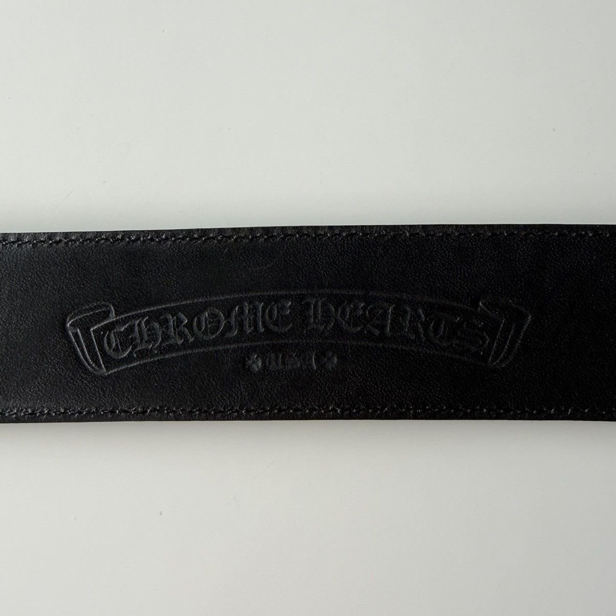 Chrome Hearts 30inch CHROME HEARTS 1.5 STRAP Leather Belt stk Size ONE SIZE - 4 Thumbnail