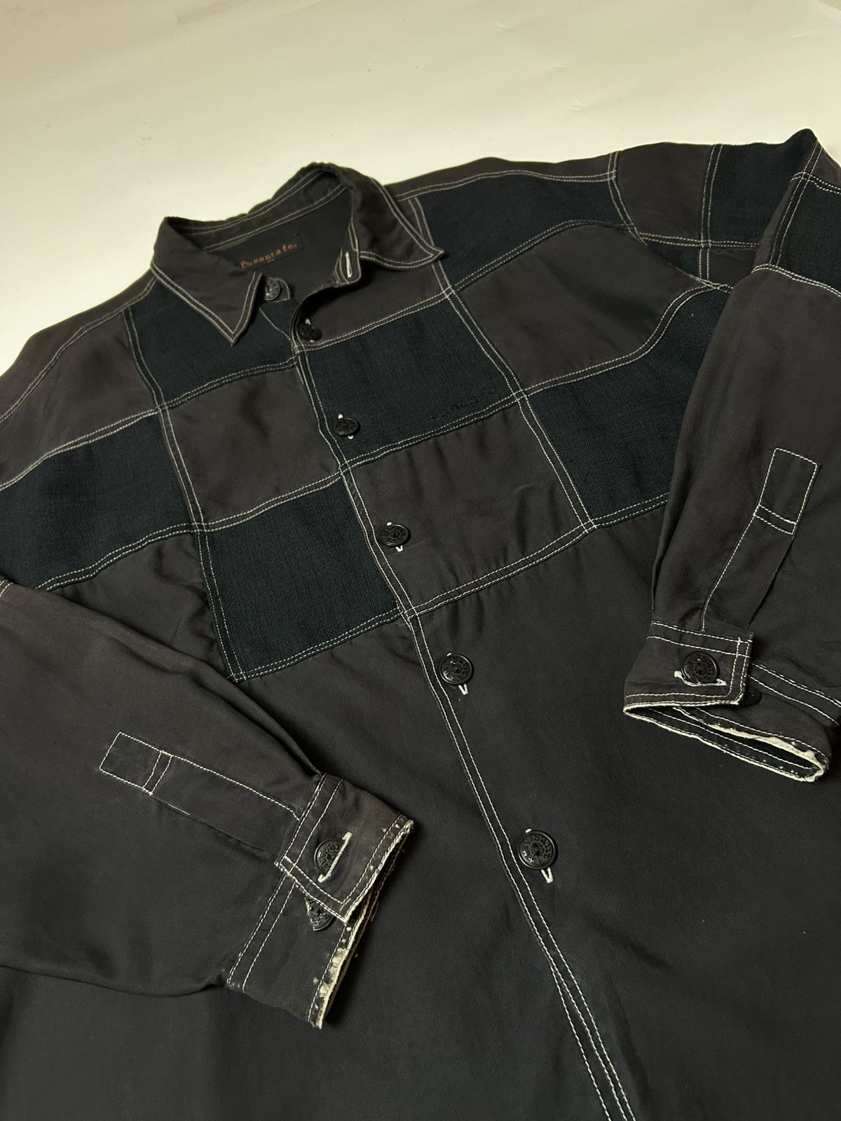 Japanese Brand SANTA FE BUTTON UP SHIRT Size US XL / EU 56 / 4 - 2 Thumbnail