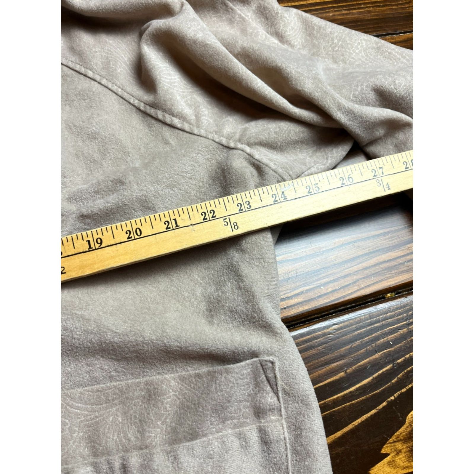 Vintage Teddi Sweater Cardigan, Women's Medium, Floral, Tan Brown, Shoulder Pads, Vintage, Regular Fit, Long Sleeve, Casual Size M / US 6-8 / IT 42-44 - 5 Thumbnail