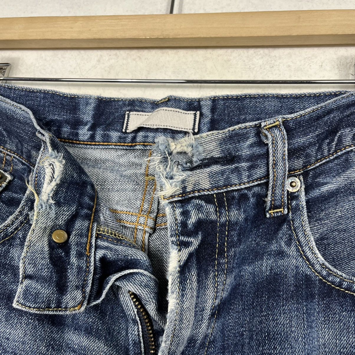 Japanese Brand Vintage Japanese Designer Selvedge Distressed Denim Jeans Size US 31 - 18 Thumbnail