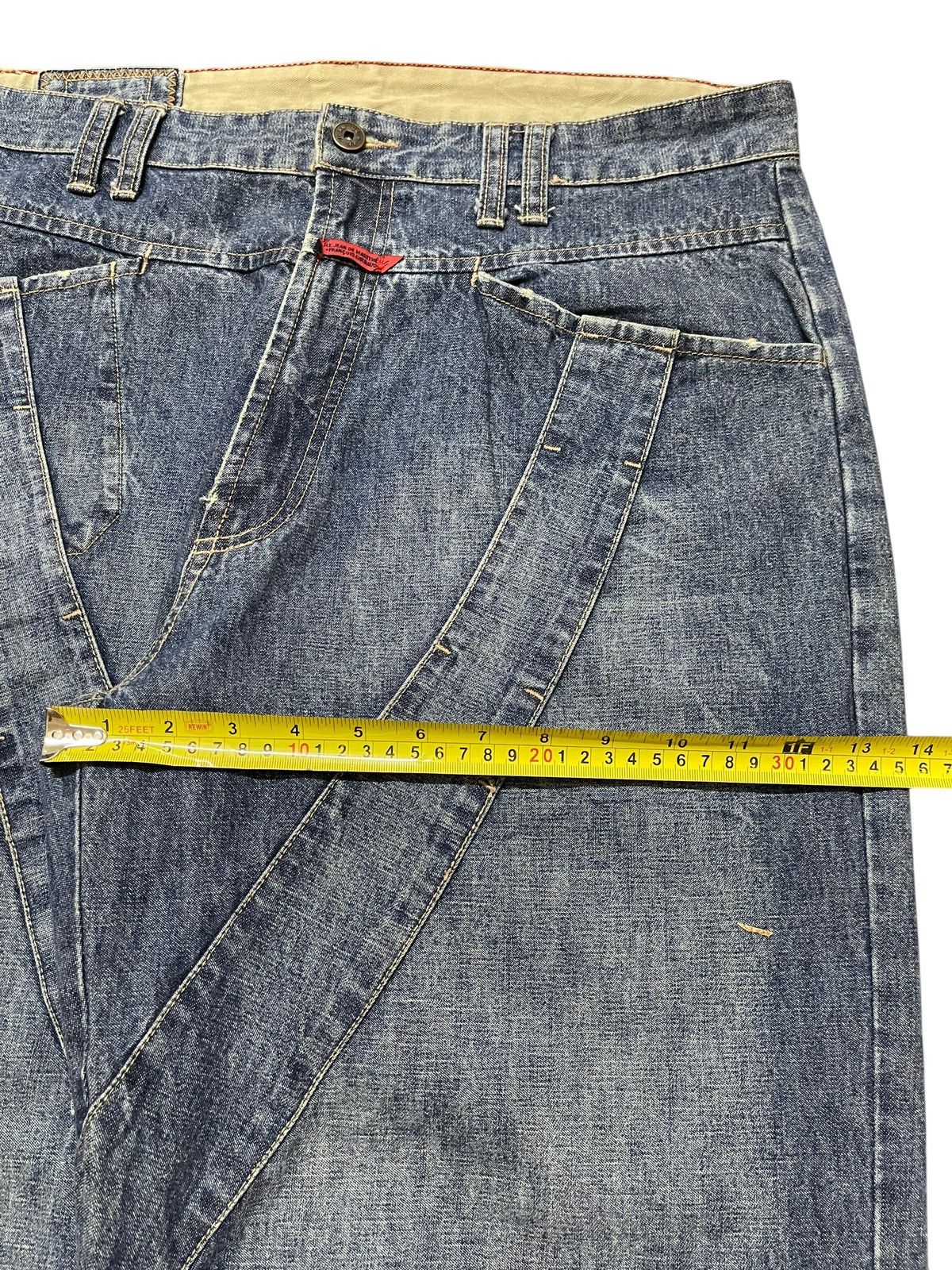Marithe + Francois Girbaud Vintage Marithe Francois Girbaud Avant Garde Baggy Jeans Size US 36 / EU 52 - 18 Thumbnail
