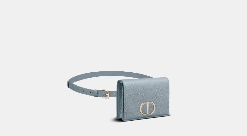 image of Dior O1W1Db10324 Size Os 2-In-1 30 Montaigne Pouch In Cloud Blue, Women's