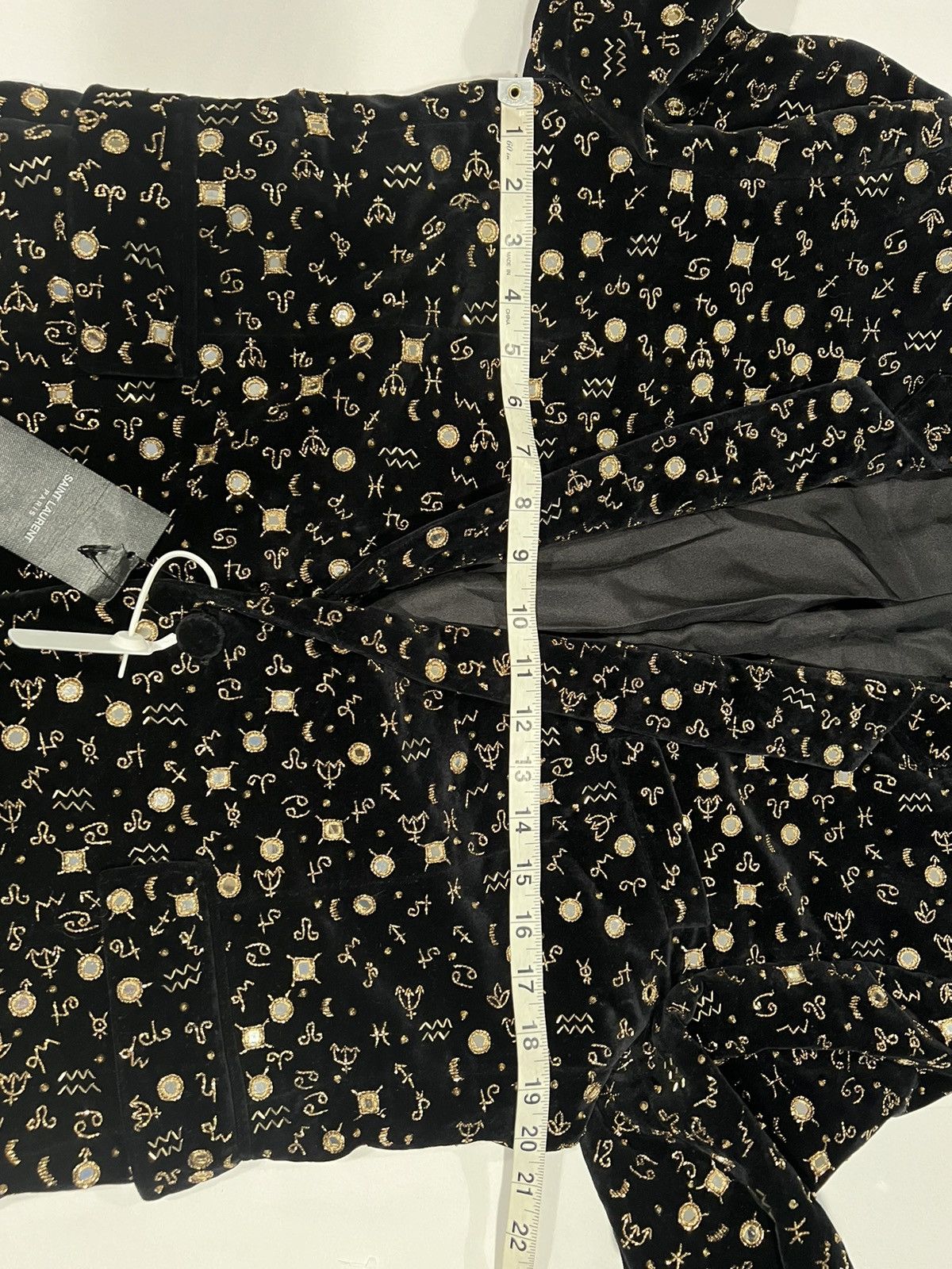 Saint Laurent Paris Saint Laurent velvet astrology gold trim Blazer. 52/42$10000 Size 42R - 12 Thumbnail