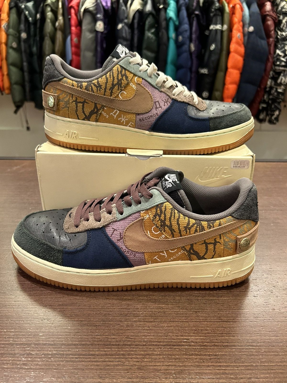 Pre-owned Nike X Travis Scott Air Force 1 Low ‘multi Color' Shoes In Multicolor
